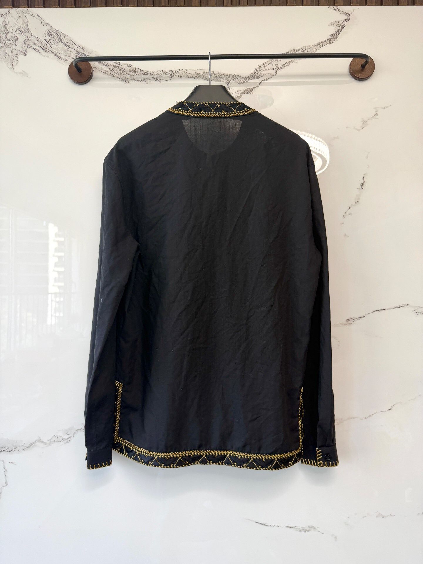 Saint Laurent Paris saint laurent floral tassel henley shirt Size M / US 6-8 / IT 42-44 - 5 Thumbnail