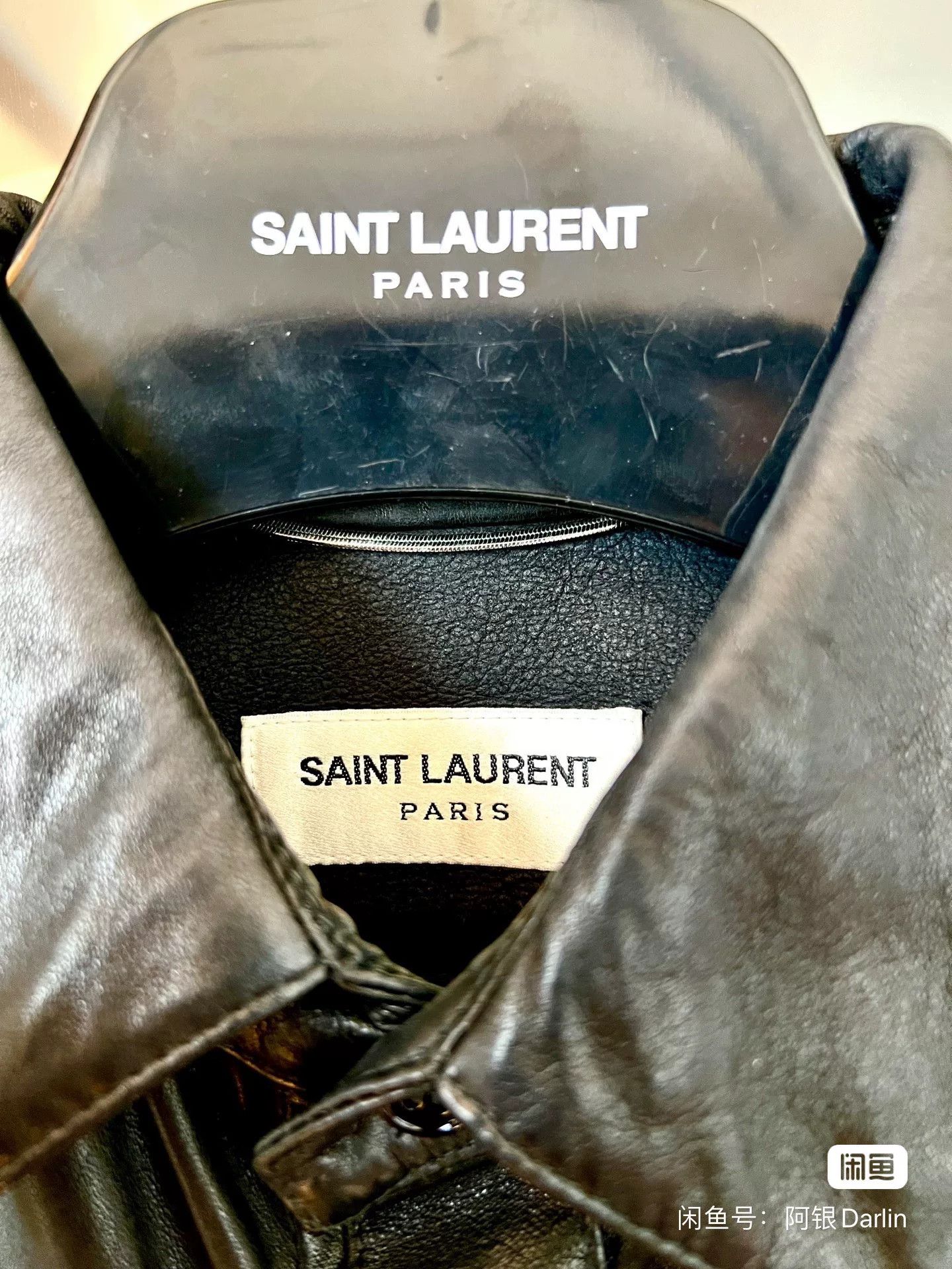 Saint Laurent Paris saint laurent lambskin leather shirt jacket Size US M / EU 48-50 / 2 - 2 Thumbnail