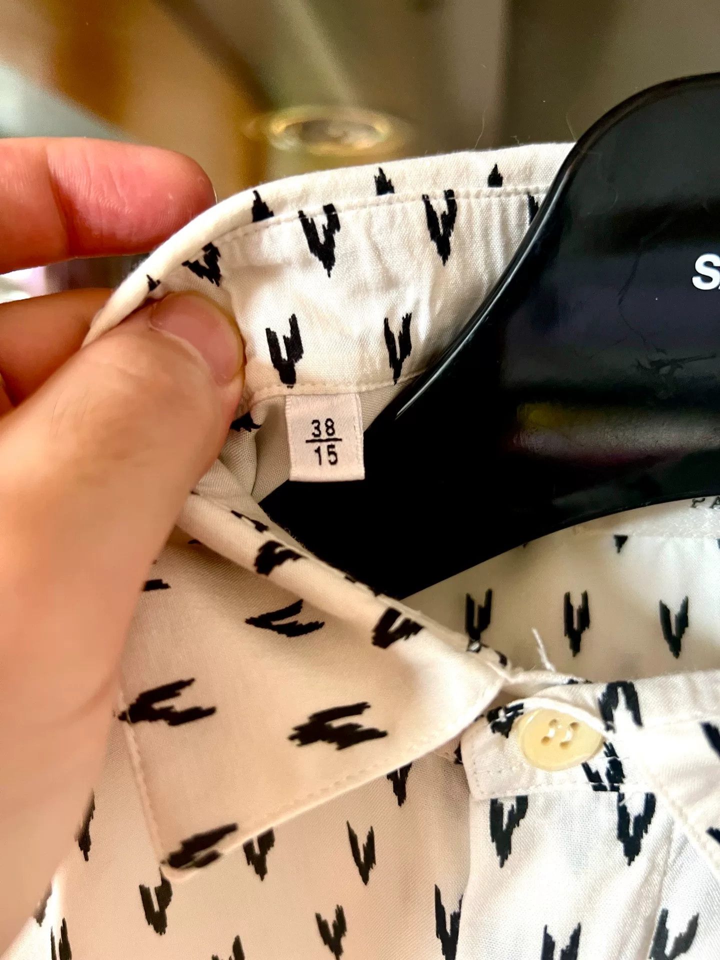 Saint Laurent Paris saint laurent white silk lightning shirt Size M / US 6-8 / IT 42-44 - 4 Thumbnail