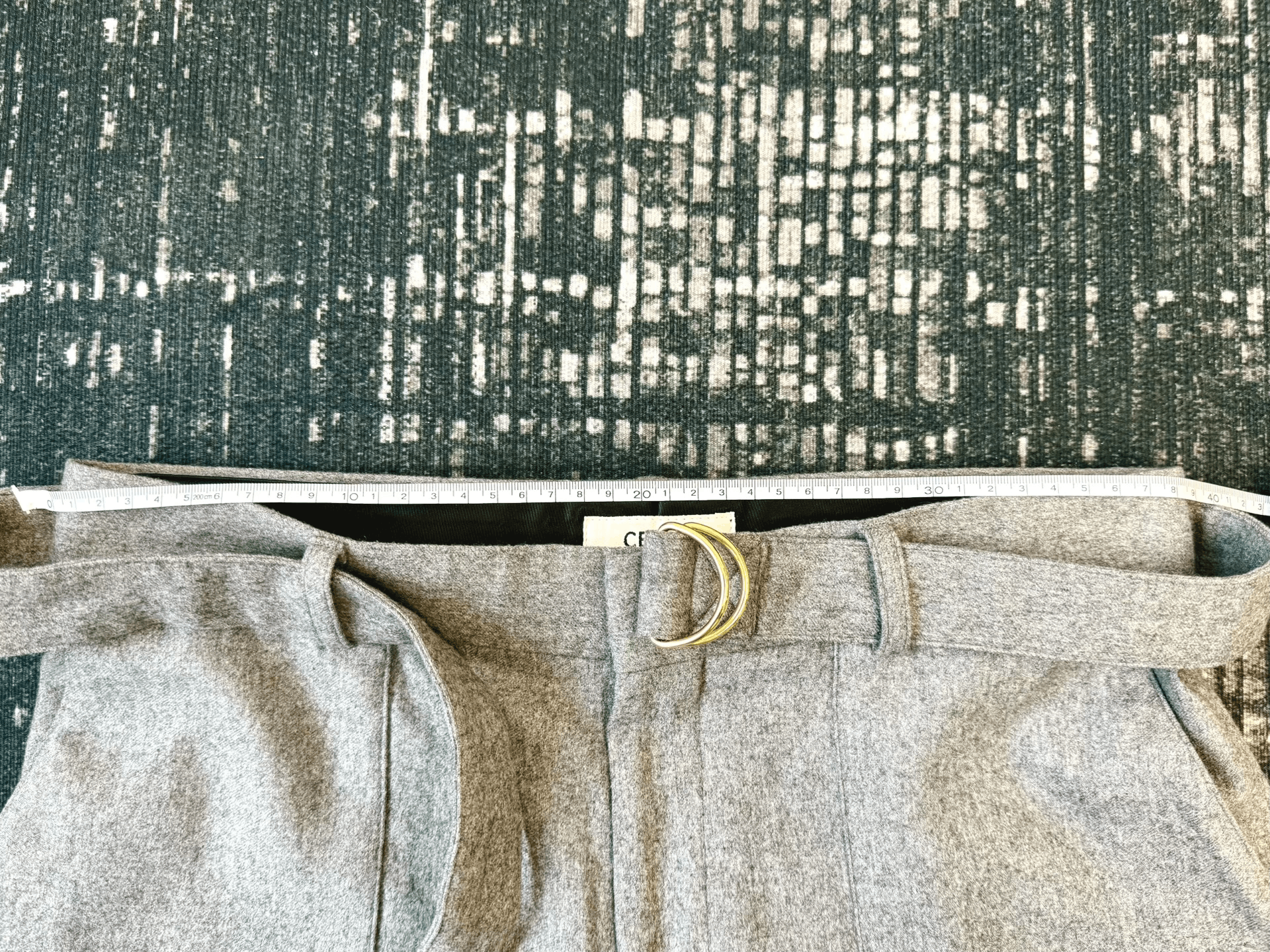 Celine celine gray cashmere wide-leg trousers Size 40" / US 18 - 5 Thumbnail