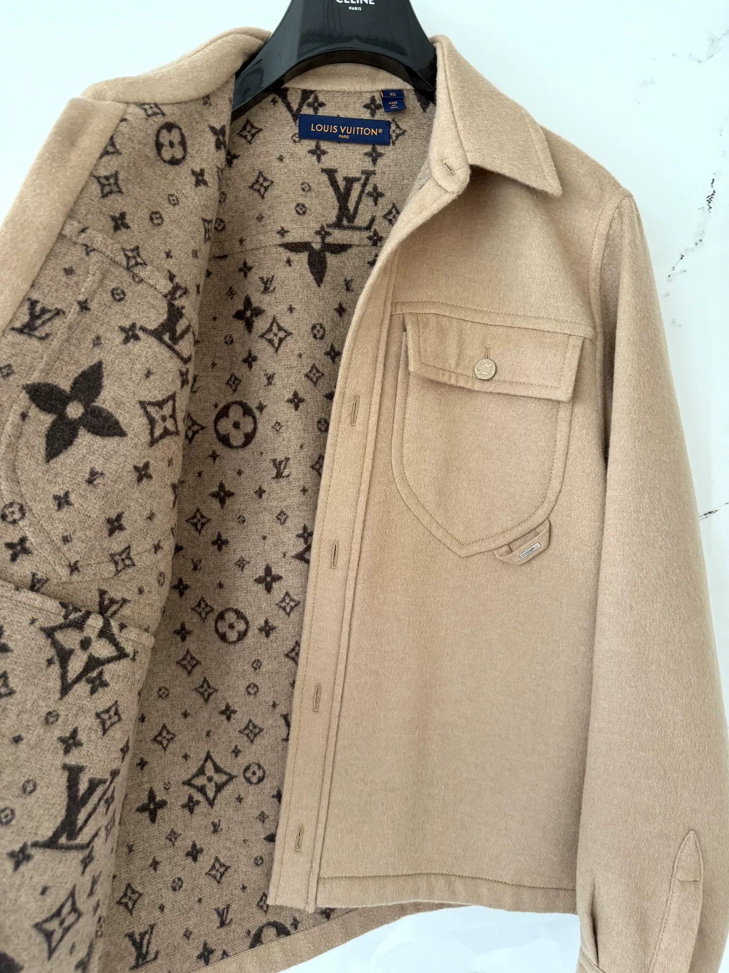 Louis Vuitton louis vuitton khaki double-sided cashmere coat Size XS / US 0-2 / IT 36-38 - 3 Thumbnail