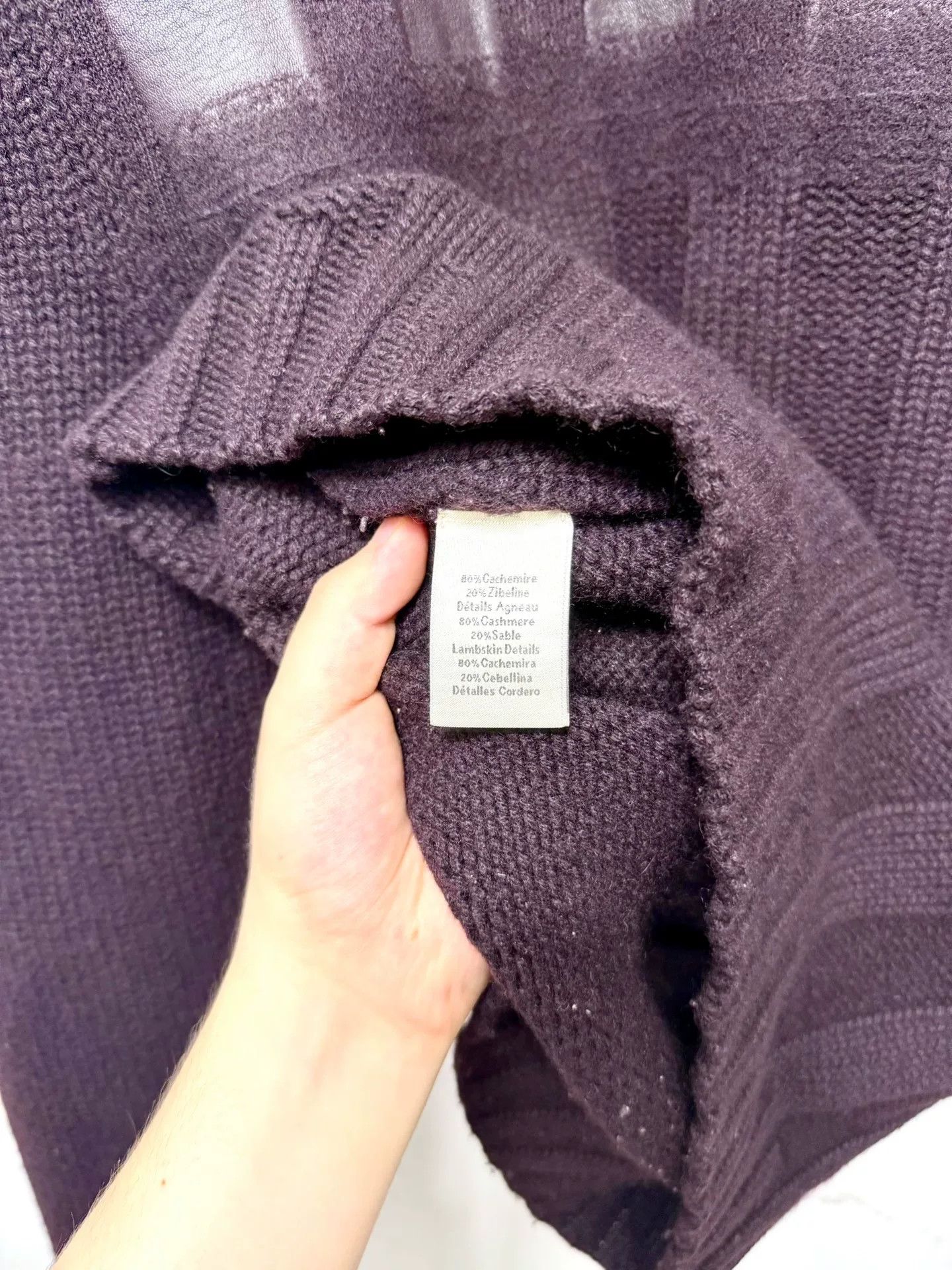 Hermes hermes high-neck zip sweater with leather panels Size US M / EU 48-50 / 2 - 5 Thumbnail