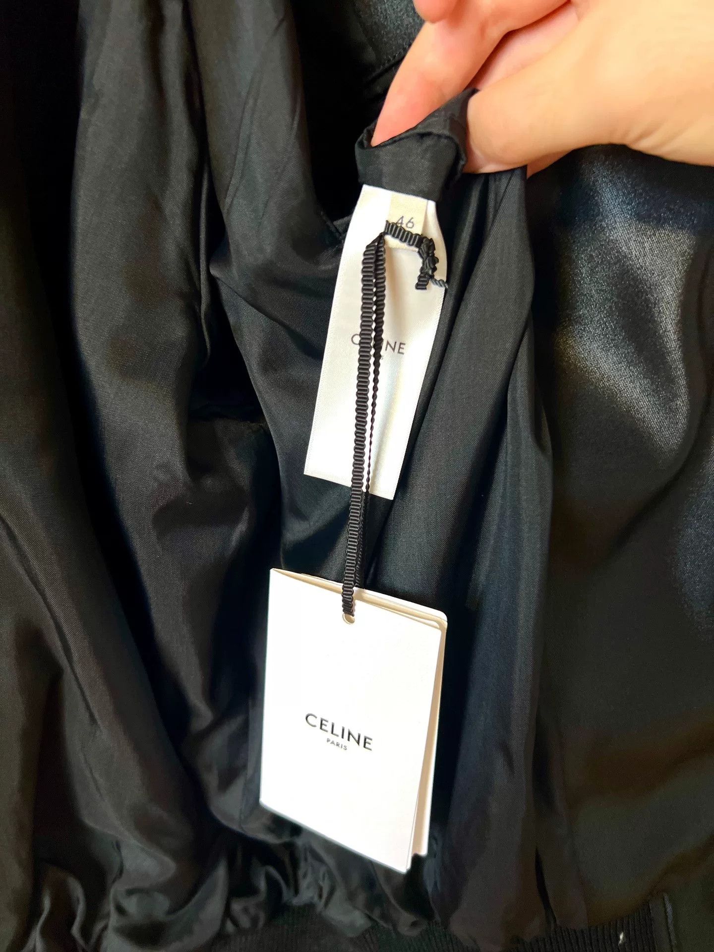 Celine celine black leather star baseball jacket Size US S / EU 44-46 / 1 - 6 Thumbnail