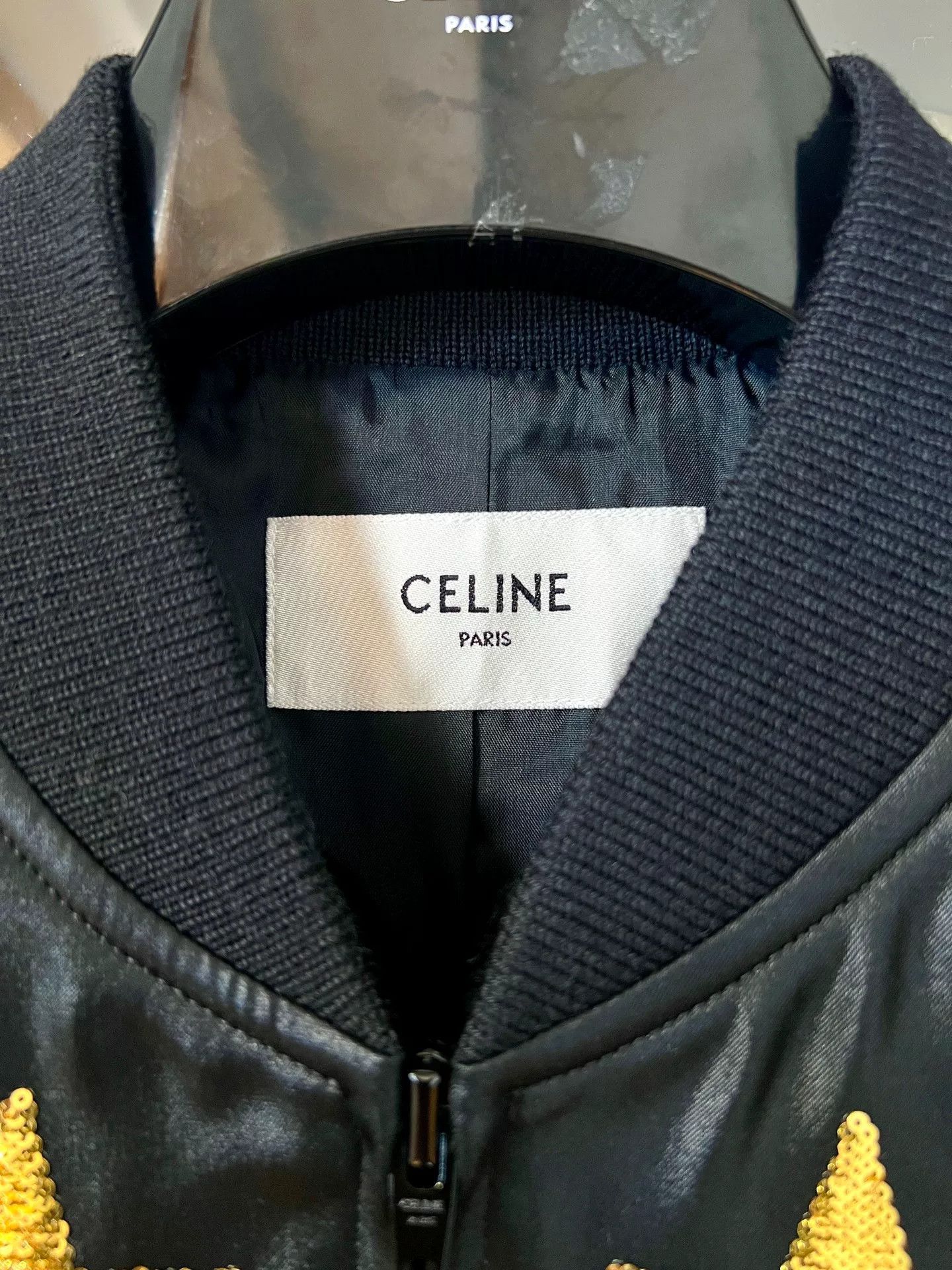 Celine celine black leather star baseball jacket Size US S / EU 44-46 / 1 - 2 Thumbnail