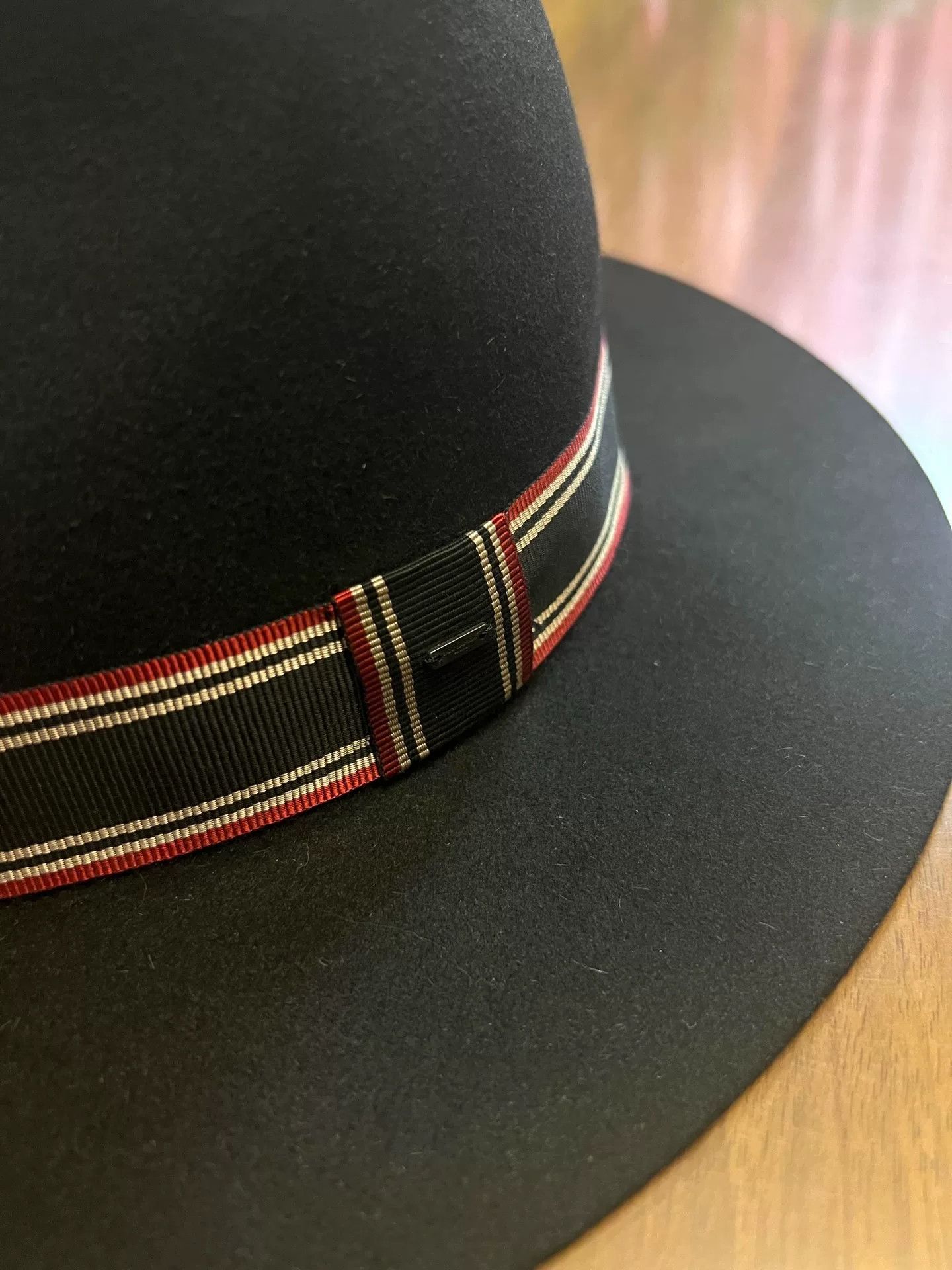 Saint Laurent Paris black rabbit fur fedora hat Size ONE SIZE - 2 Thumbnail