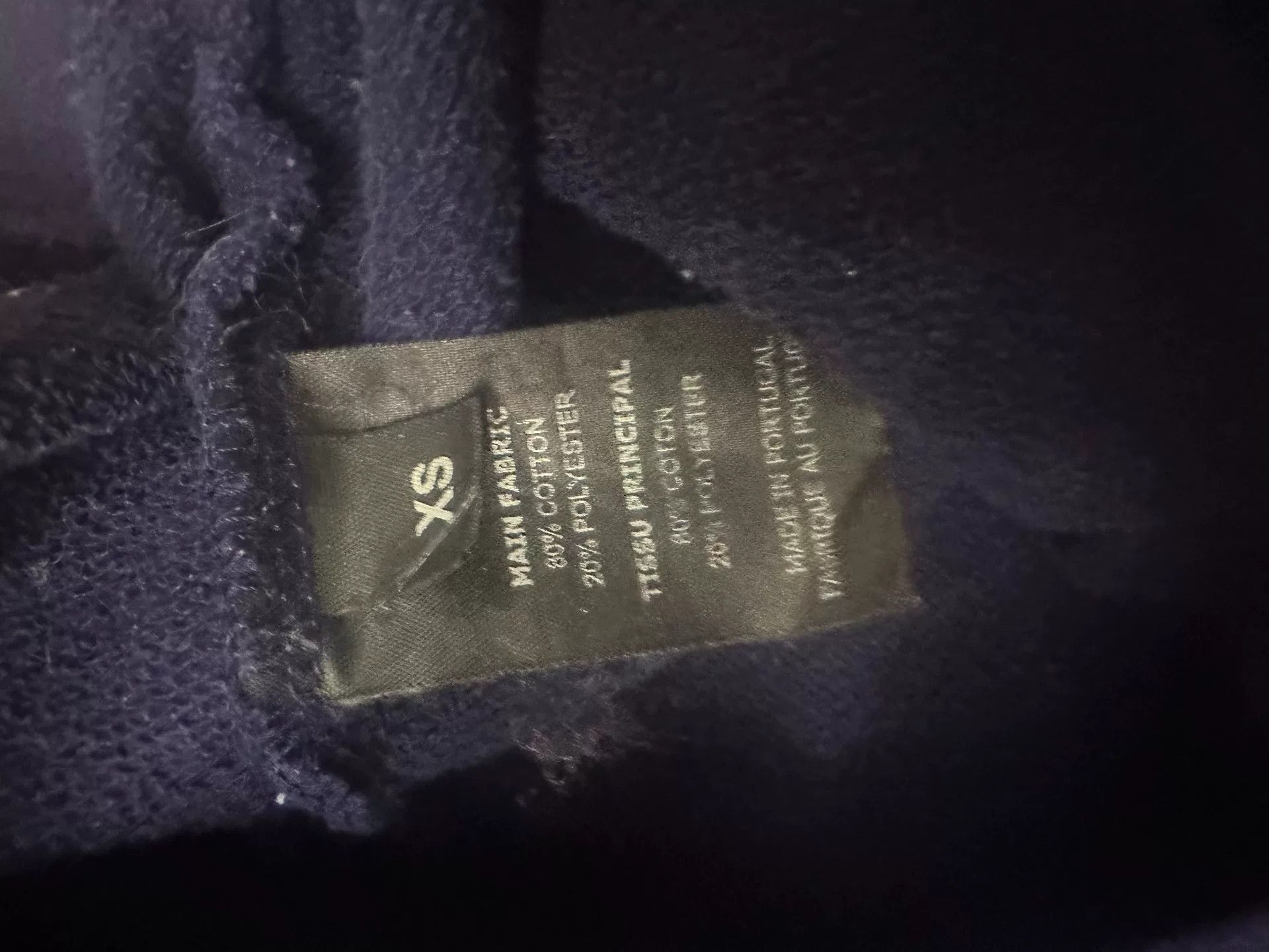 Vetements vetements france flag hoodie in navy Size US XS / EU 42 / 0 - 3 Thumbnail