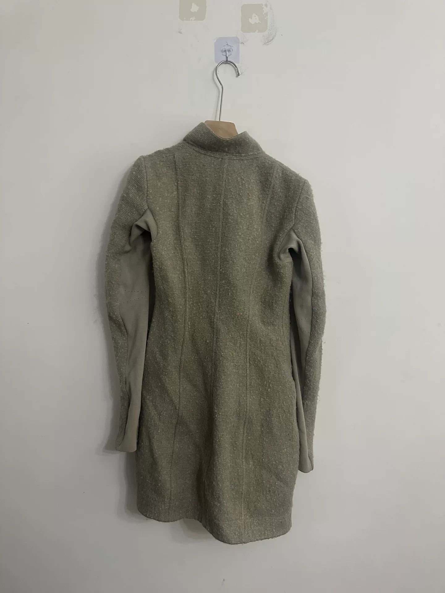 Rick Owens gray wool draped coat by Rick Owens Size US S / EU 44-46 / 1 - 2 Thumbnail