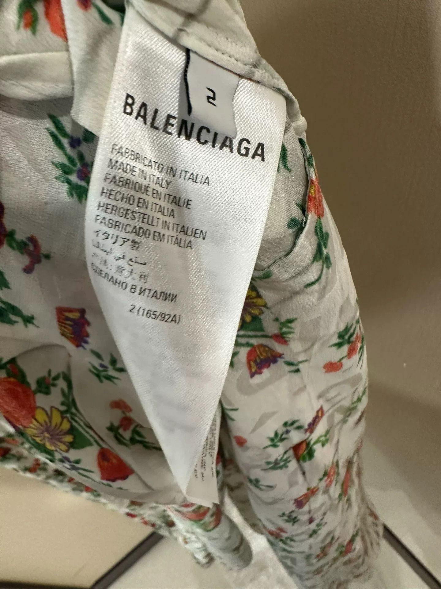 Balenciaga balenciaga floral dress size 2 Size S / US 4 / IT 40 - 3 Thumbnail