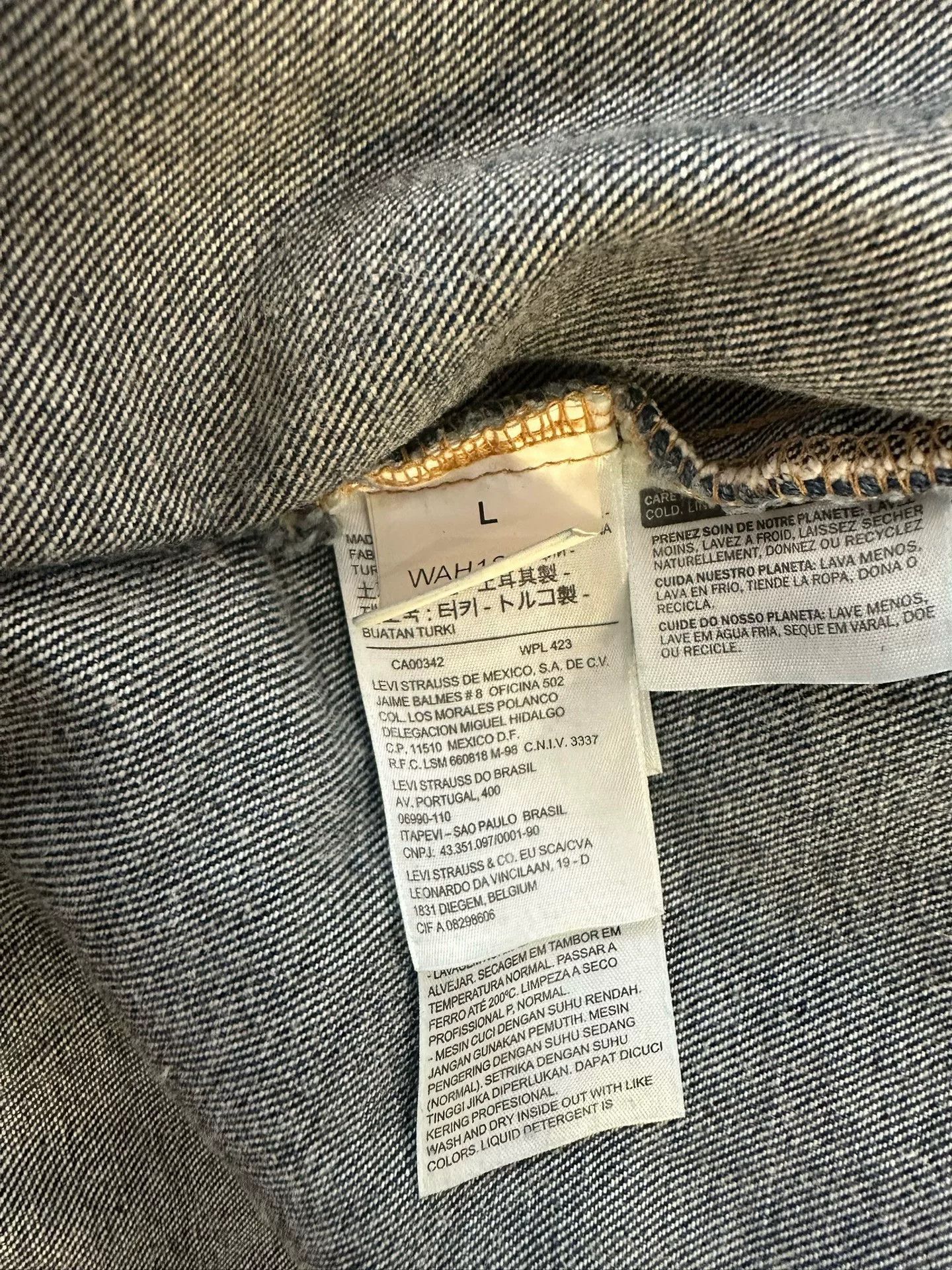 Vetements vetements x levis layered denim vest Size US L / EU 52-54 / 3 - 4 Thumbnail