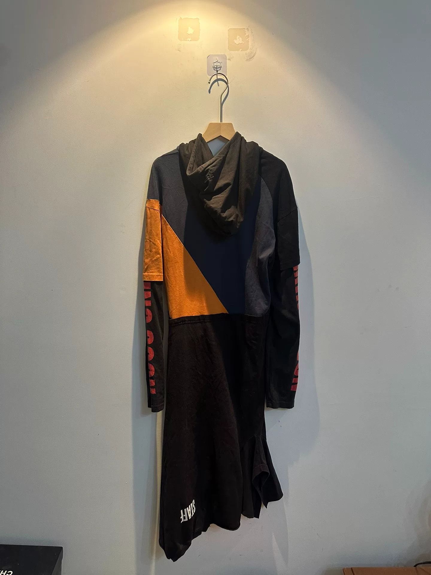 Vetements vetements patchwork hoodie dress Size XS / US 0-2 / IT 36-38 - 2 Thumbnail