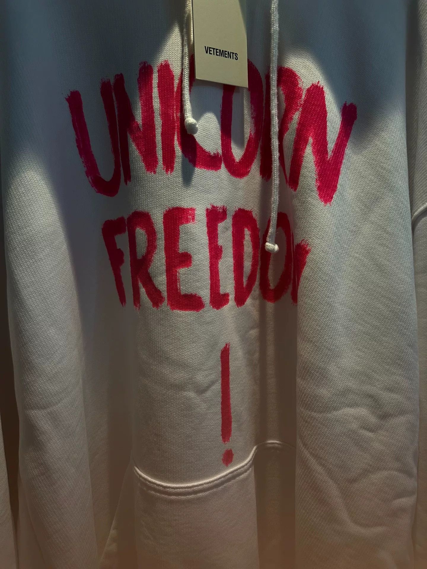 Vetements vetements unicorn sweatshirt with pink lettering Size US XS / EU 42 / 0 - 3 Thumbnail