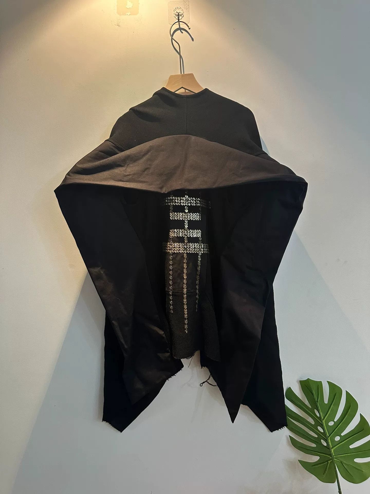 Rick Owens rick owens black cape vest with versatility Size M / US 6-8 / IT 42-44 - 3 Thumbnail