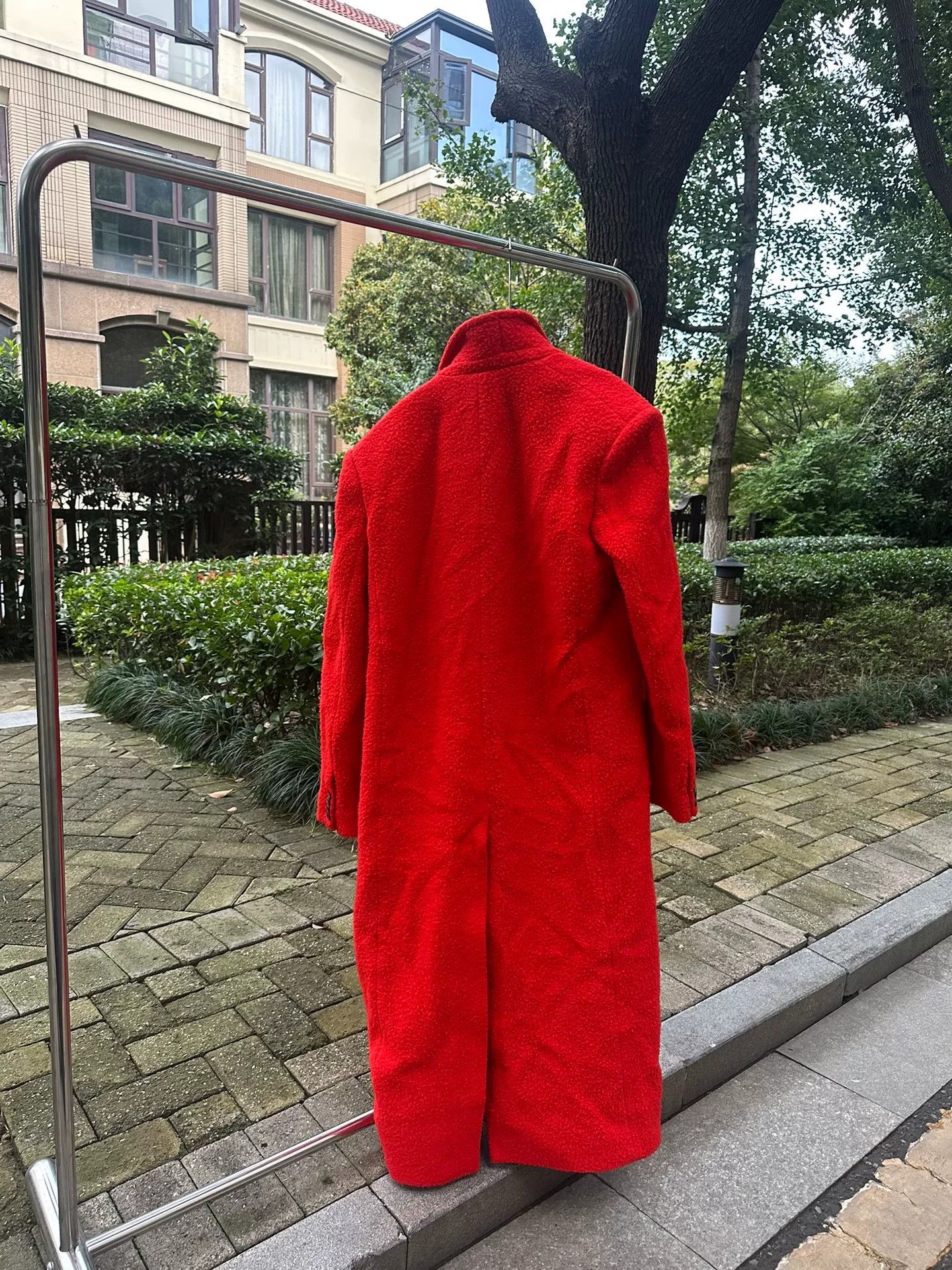 red long coat from Y/project