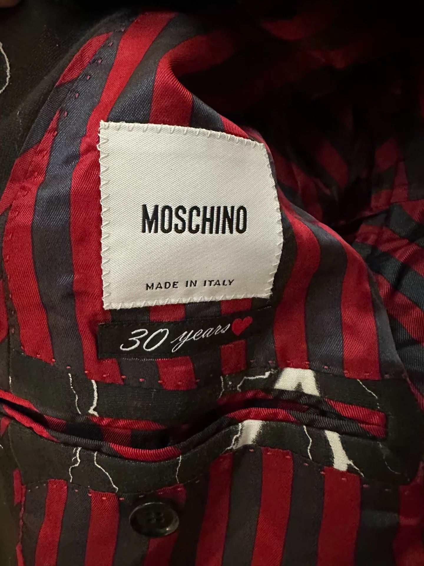 Moschino Moschino Lightning Patchwork Blazer Size US L / EU 52-54 / 3 - 4 Thumbnail
