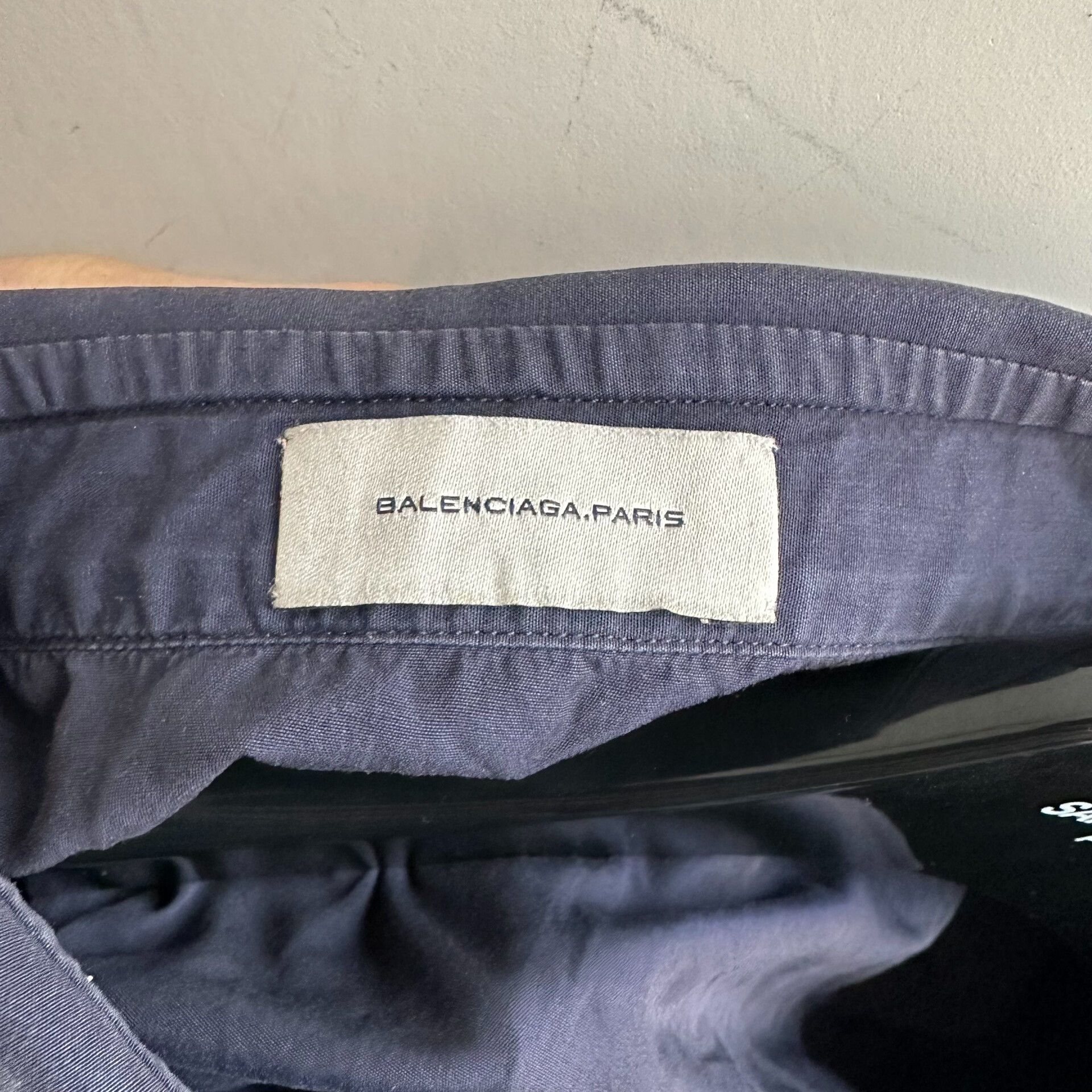 Balenciaga Balenciaga Black Panel Design Shirt Size US M / EU 48-50 / 2 - 4 Thumbnail