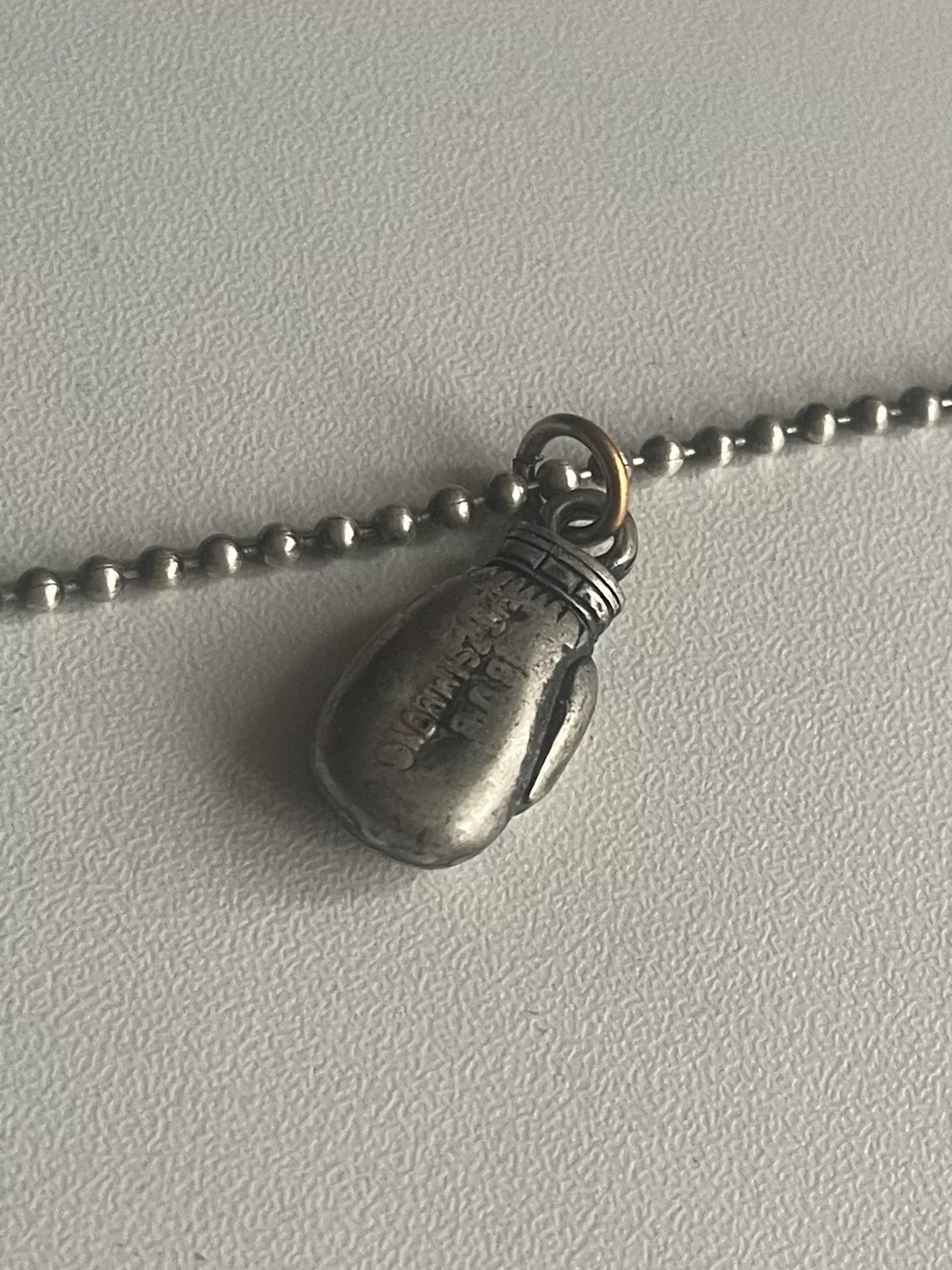 Maison Margiela Maison Martin Margiela Boxing Glove Silver Necklace Size ONE SIZE - 2 Thumbnail