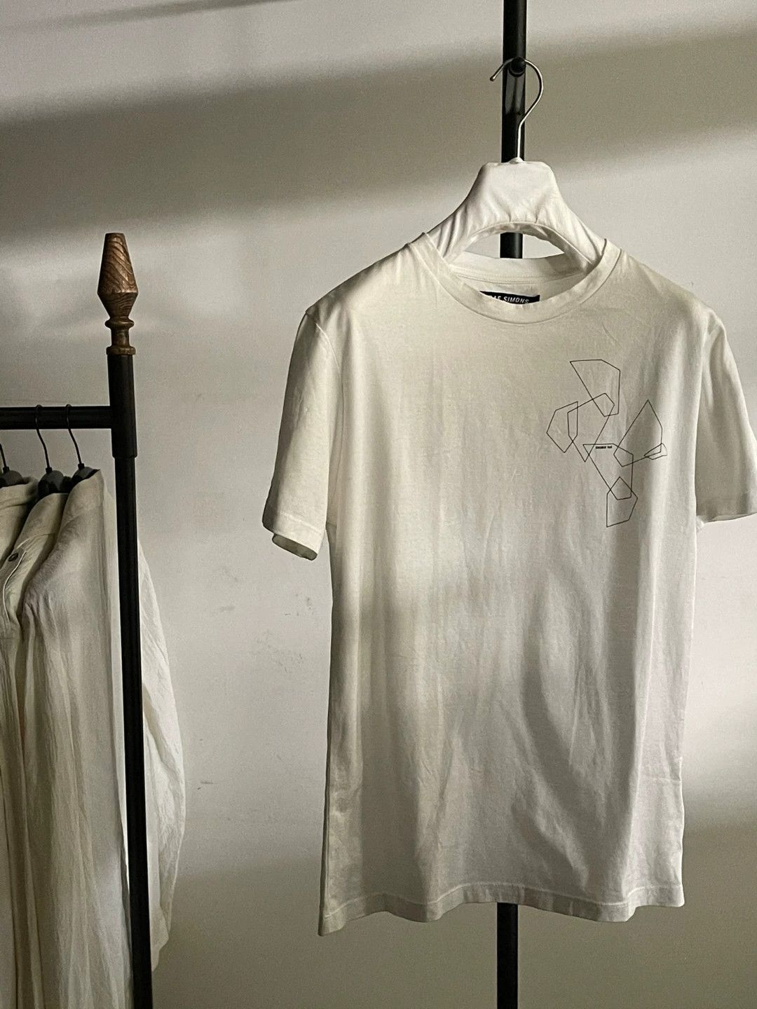Raf Simons raf simons geometric print short sleeve t-shirt Size US L / EU 52-54 / 3 - 2 Thumbnail