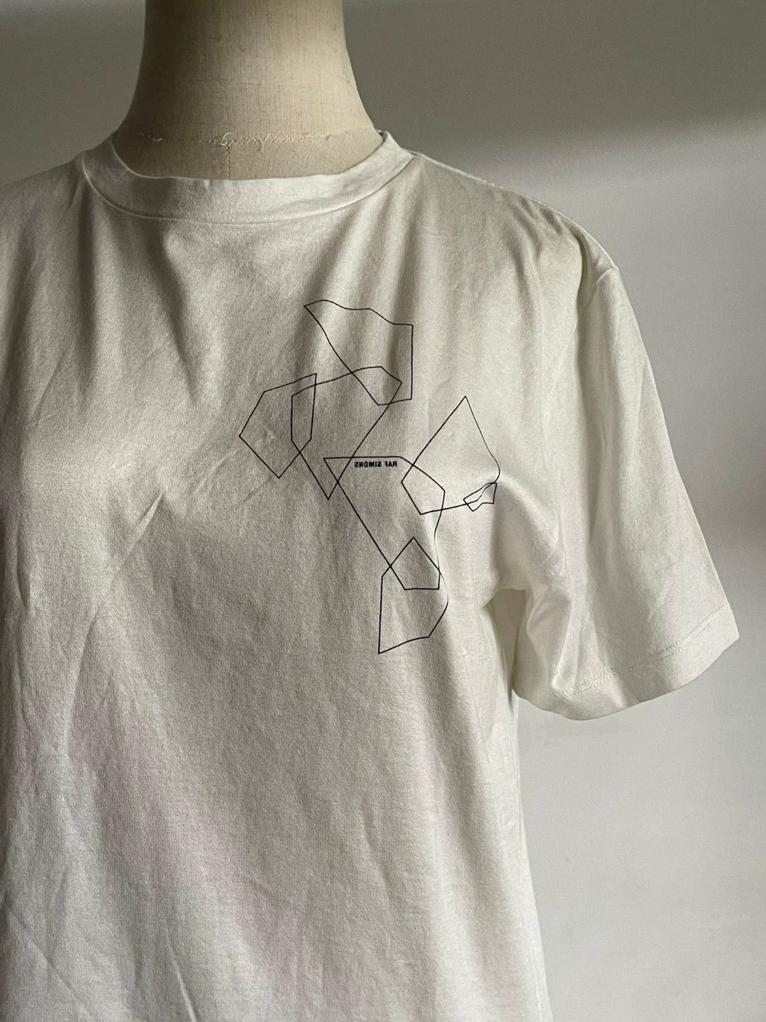 Raf Simons raf simons geometric print short sleeve t-shirt Size US L / EU 52-54 / 3 - 6 Thumbnail