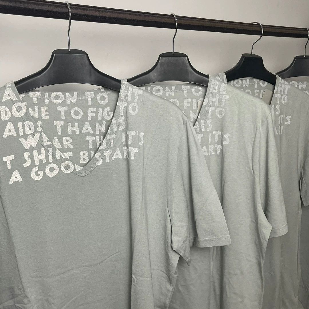 Maison Margiela maison martin margiela aids short sleeve t-shirt Size US M / EU 48-50 / 2 - 2 Thumbnail