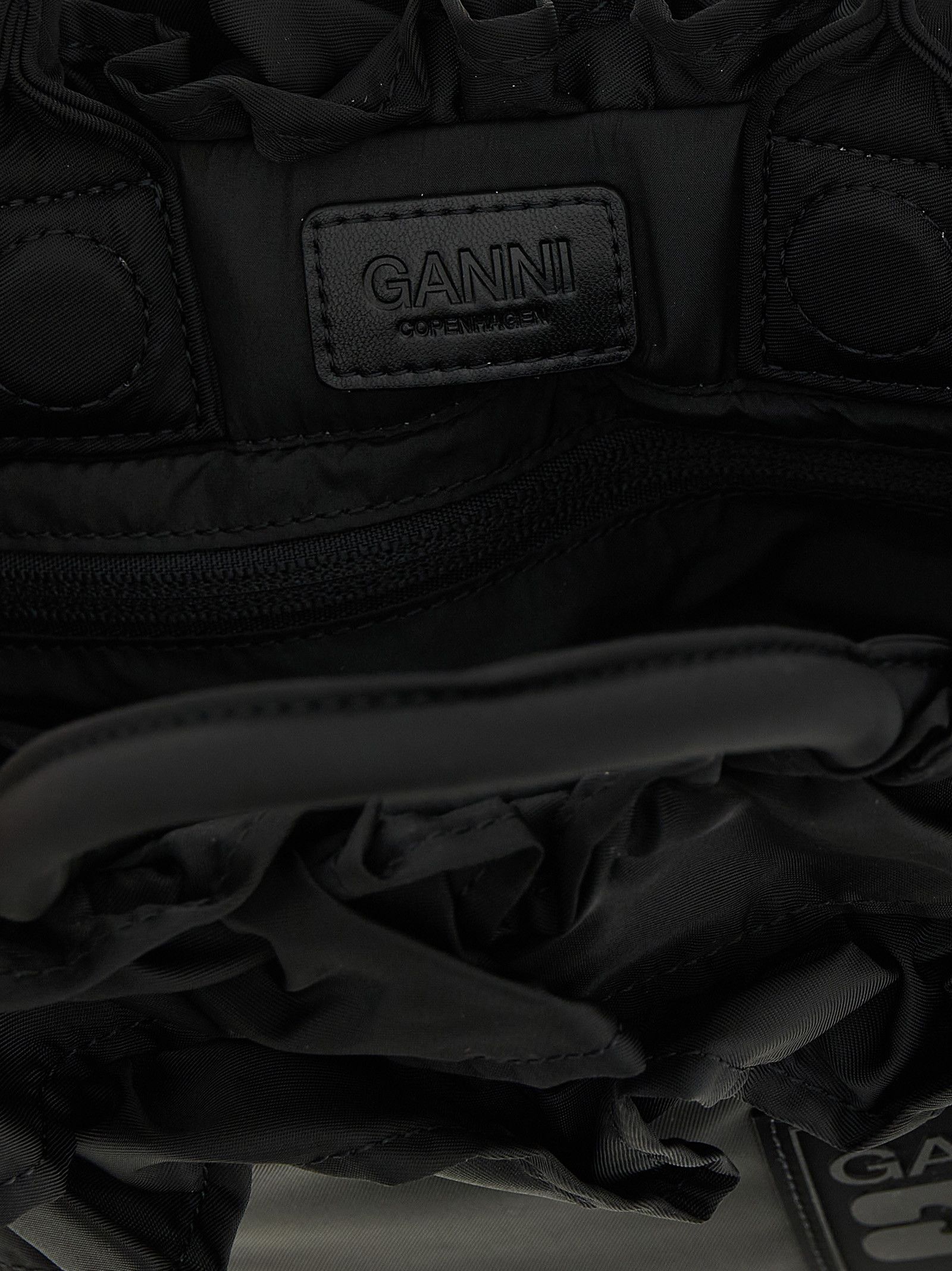 Ganni 'Mini Shopper Ruffle' Handbag Size ONE SIZE - 4 Thumbnail