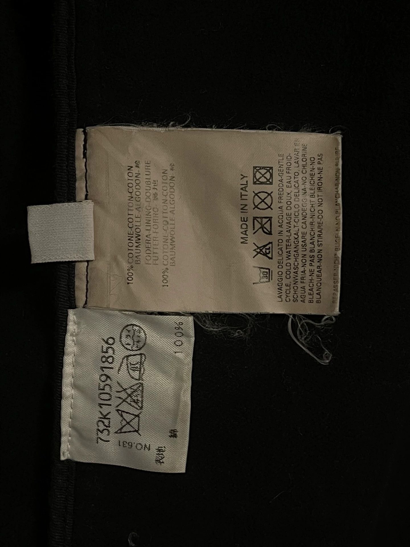Maison Margiela Maison Martin Margiela Navy Collar Jacket Size US S / EU 44-46 / 1 - 5 Thumbnail