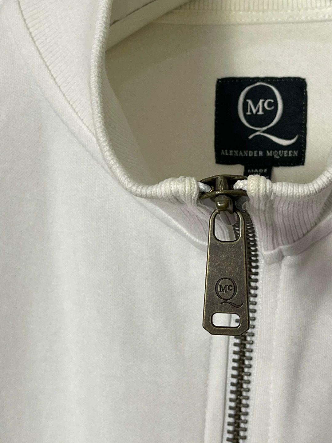 McQ Alexander McQueen Alexander McQueen White Zip Jacket Size US M / EU 48-50 / 2 - 2 Thumbnail