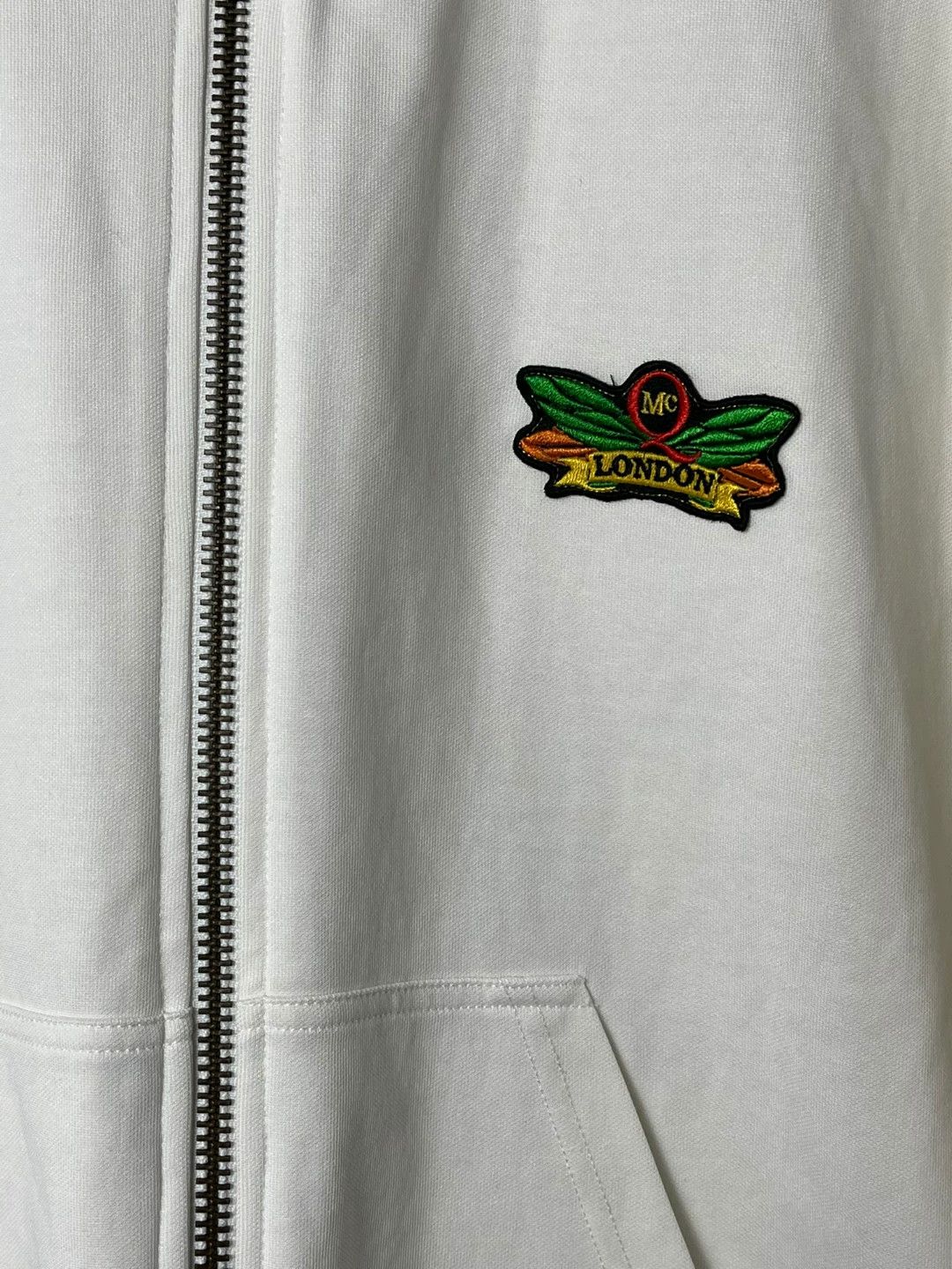 McQ Alexander McQueen Alexander McQueen White Zip Jacket Size US M / EU 48-50 / 2 - 3 Thumbnail