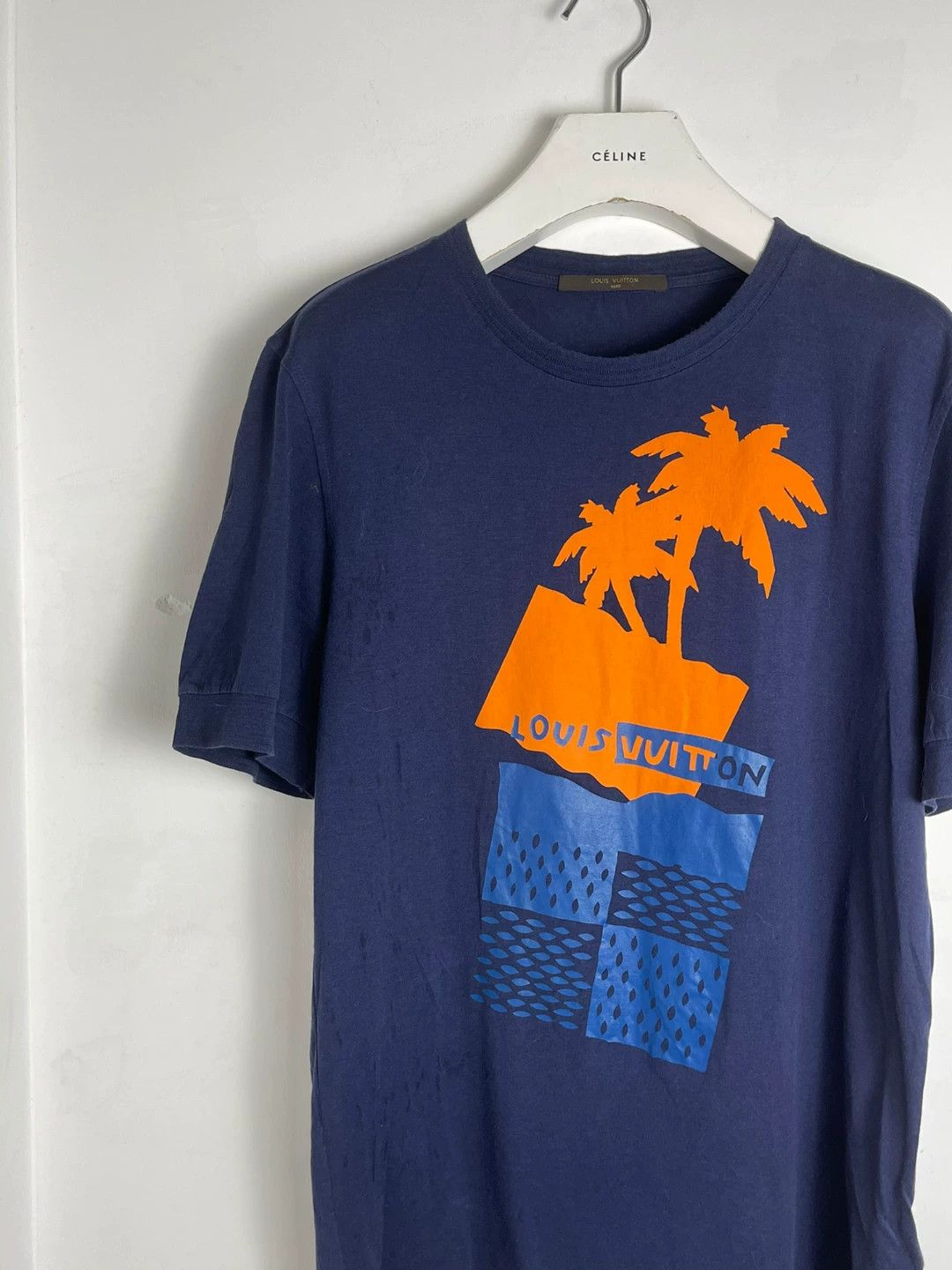Louis Vuitton louis vuitton short sleeve palm tree t-shirt Size US M / EU 48-50 / 2 - 2 Thumbnail