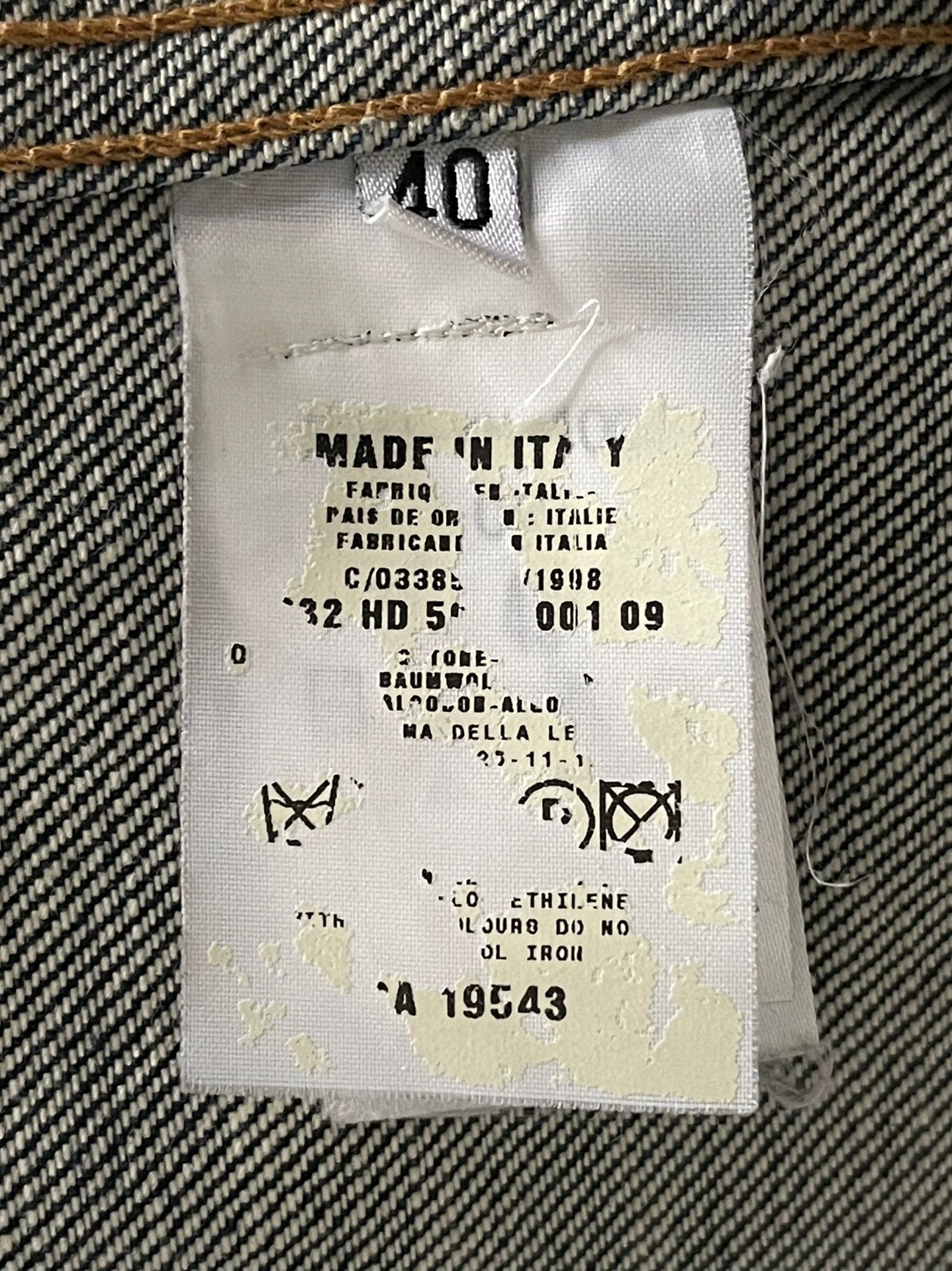 Helmut Lang helmut lang vintage denim jacket 98ss Size US M / EU 48-50 / 2 - 5 Thumbnail