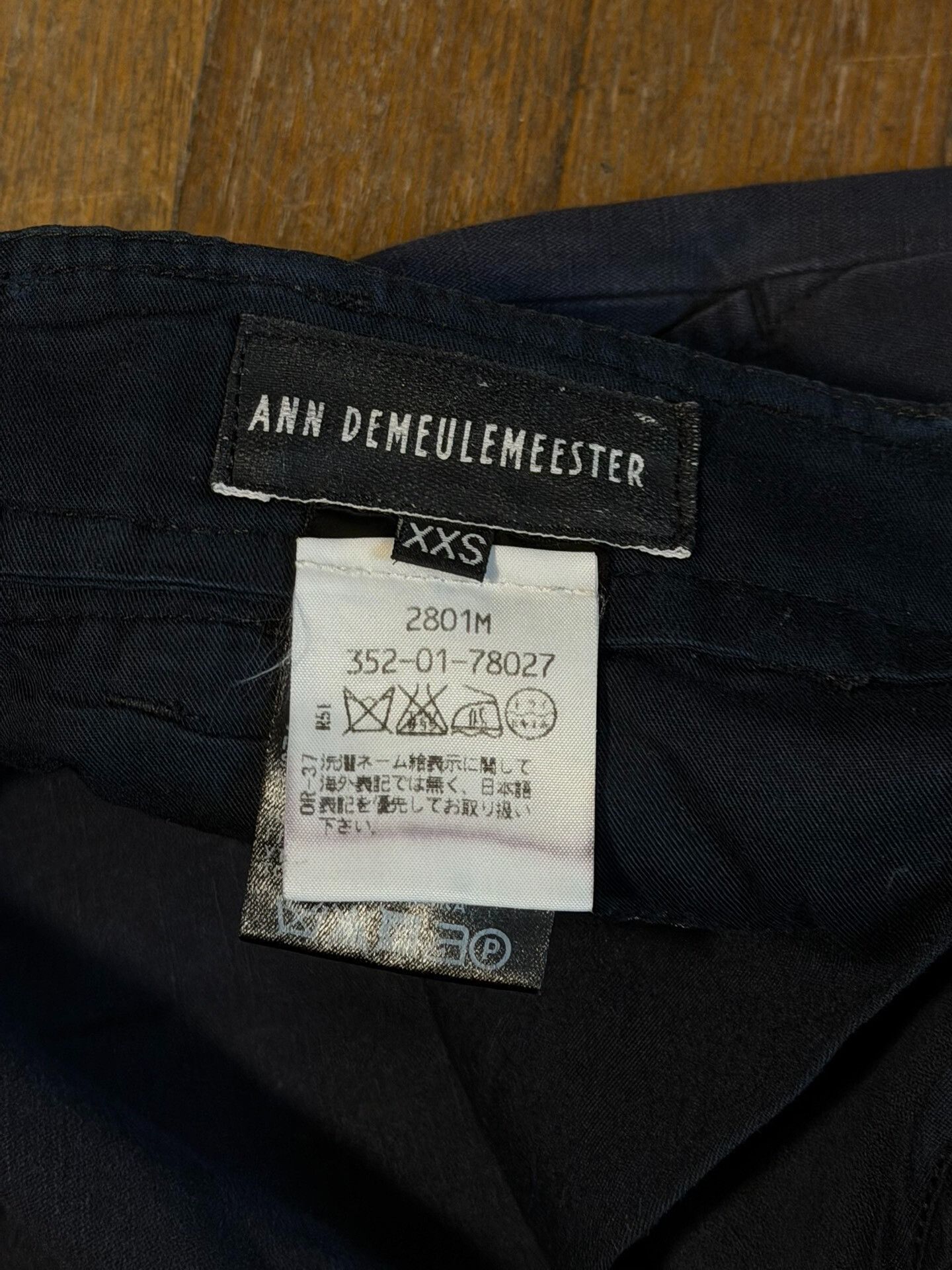Ann Demeulemeester Ann Demeulemeester Cotton Wide-Leg Trousers Size US 26 / EU 42 - 6 Thumbnail