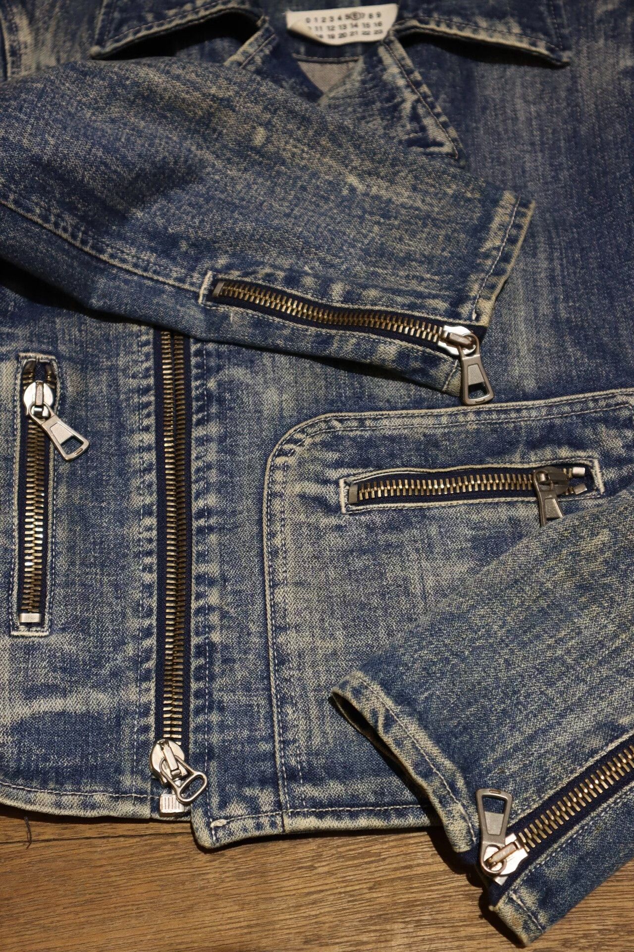 Maison Margiela Maison Martin Margiela Biker Denim Jacket Size S / US 4 / IT 40 - 8 Thumbnail