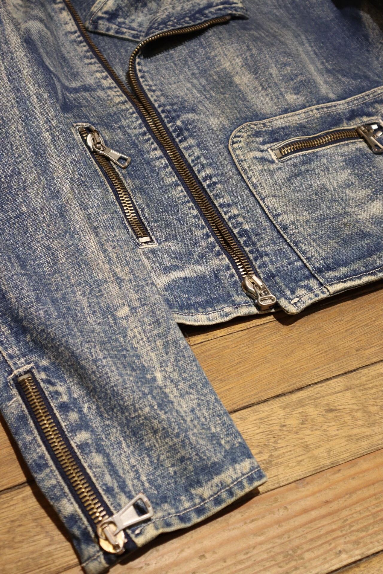 Maison Margiela Maison Martin Margiela Biker Denim Jacket Size S / US 4 / IT 40 - 9 Thumbnail