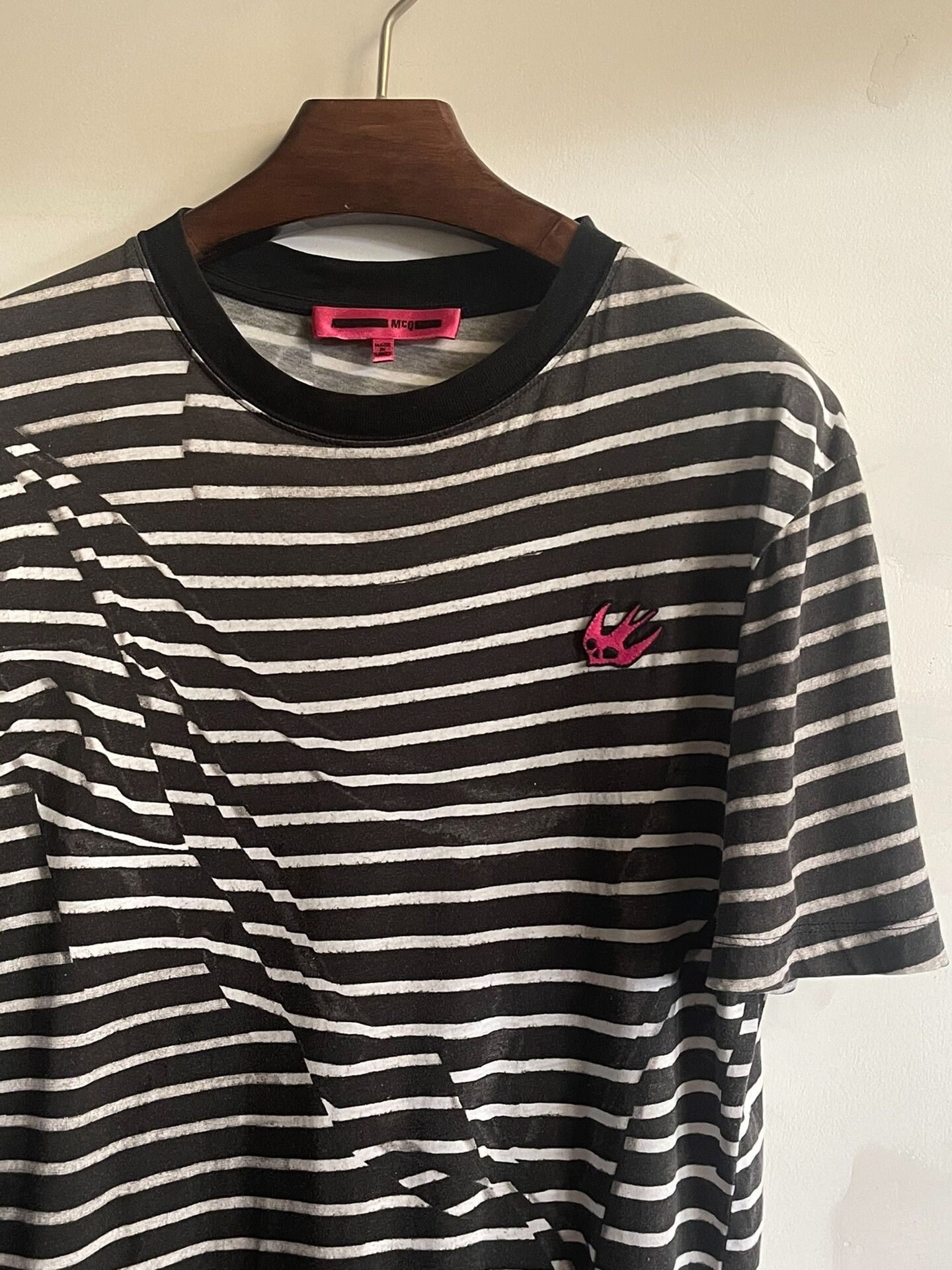 Alexander McQueen Alexander McQueen Short Sleeve Striped Top Size US M / EU 48-50 / 2 - 5 Thumbnail