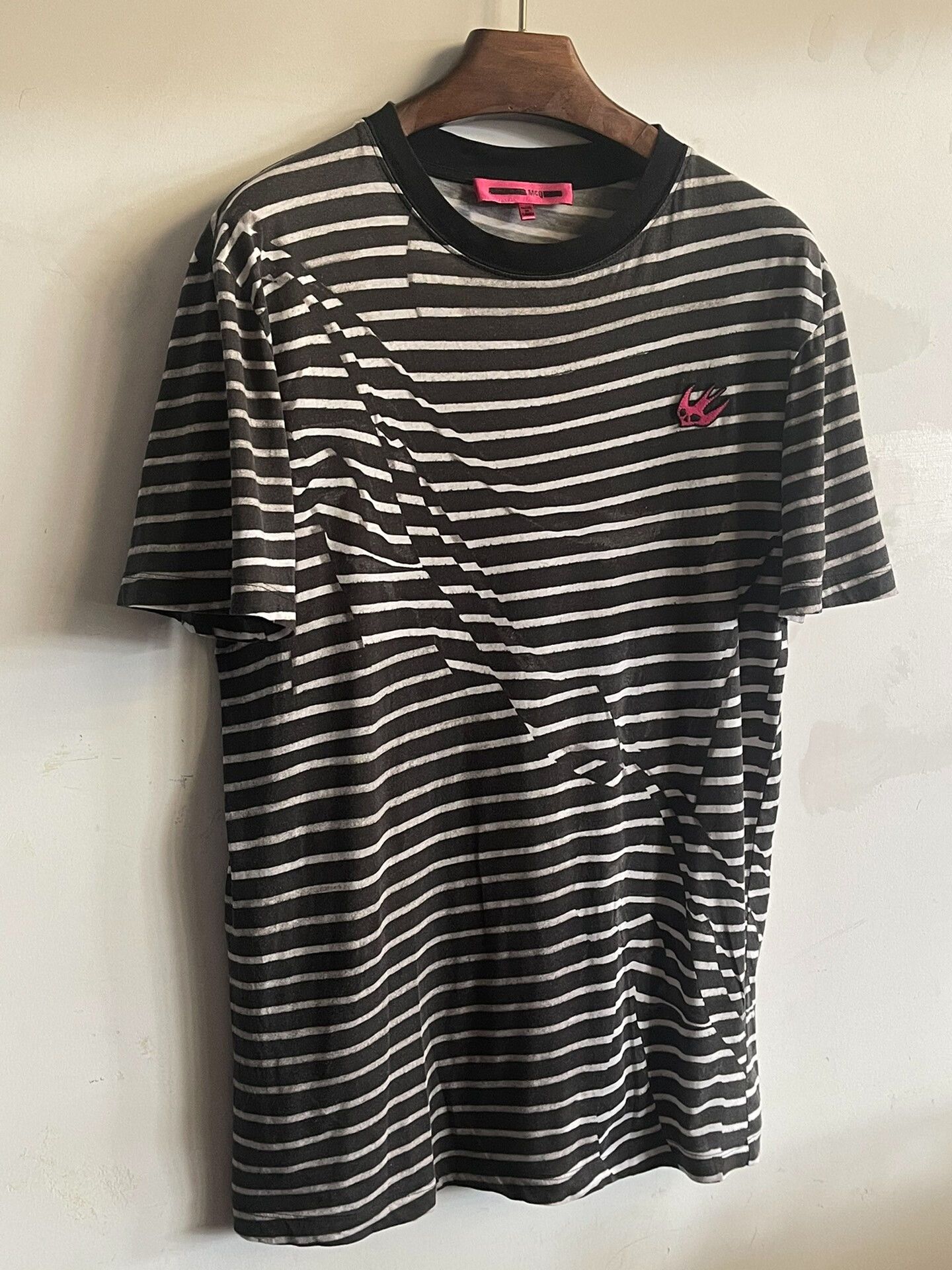 Alexander McQueen Alexander McQueen Short Sleeve Striped Top Size US M / EU 48-50 / 2 - 3 Thumbnail