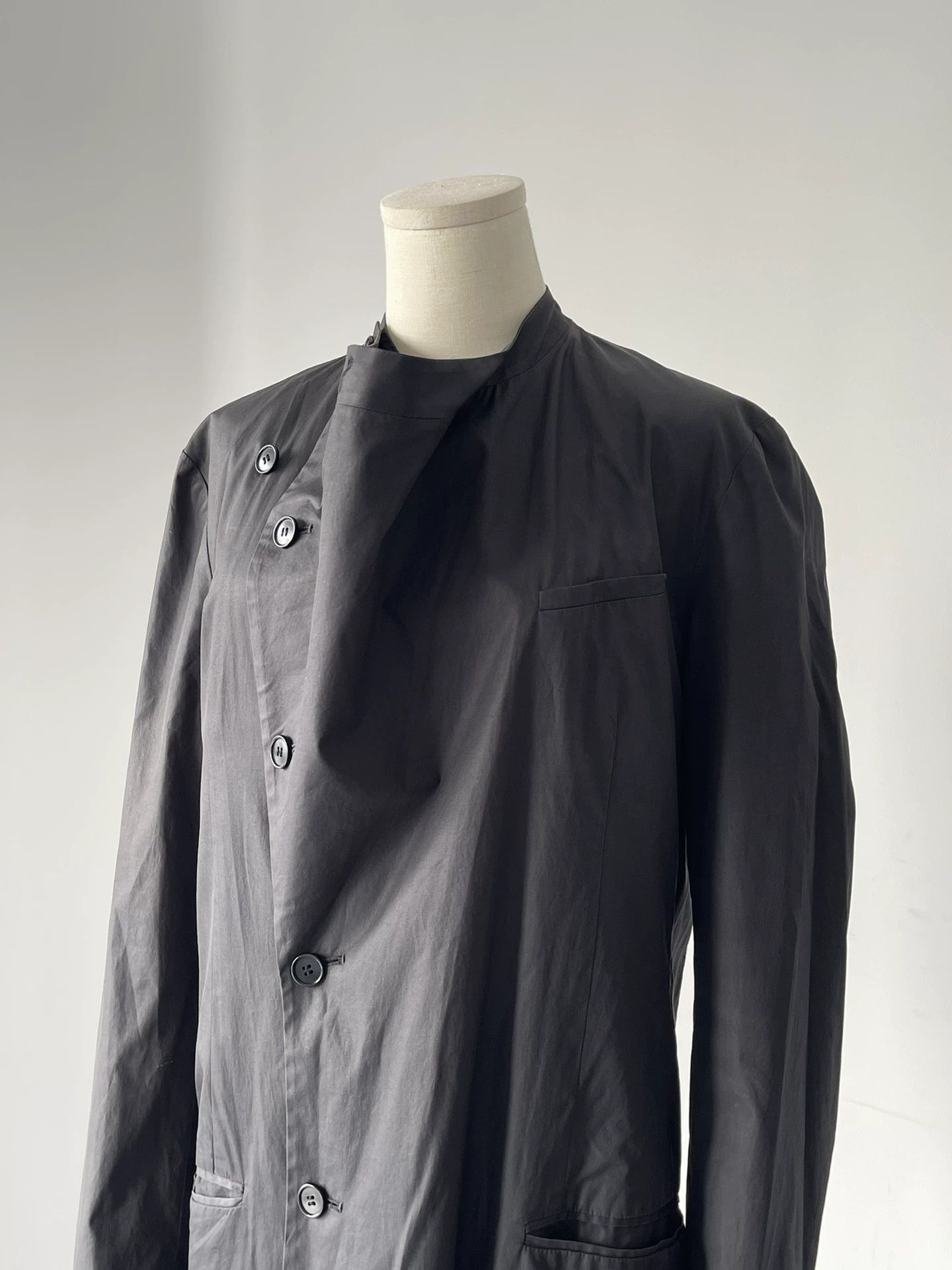 Helmut Lang Helmut Lang Black Long Coat Trench Size US S / EU 44-46 / 1 - 3 Thumbnail