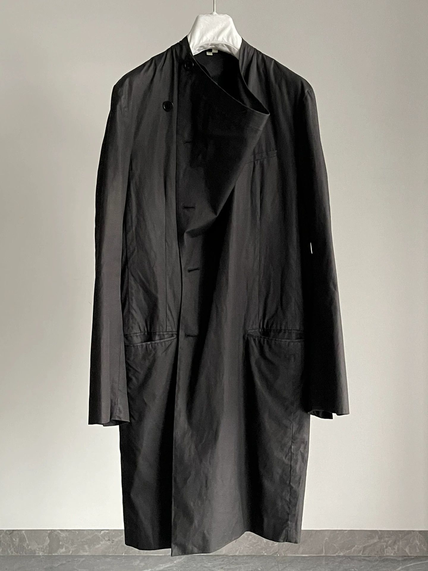 Helmut Lang Helmut Lang Black Long Coat Trench Size US S / EU 44-46 / 1 - 8 Thumbnail