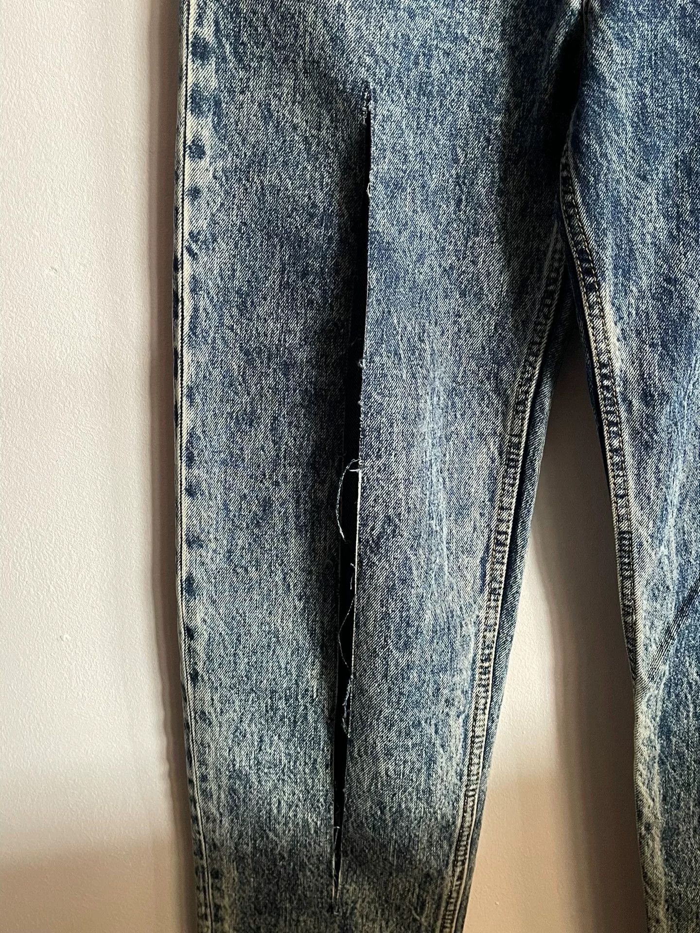 Maison Margiela Maison Martin Margiela Distressed Denim Pants Size US 38 / EU 54 - 2 Thumbnail