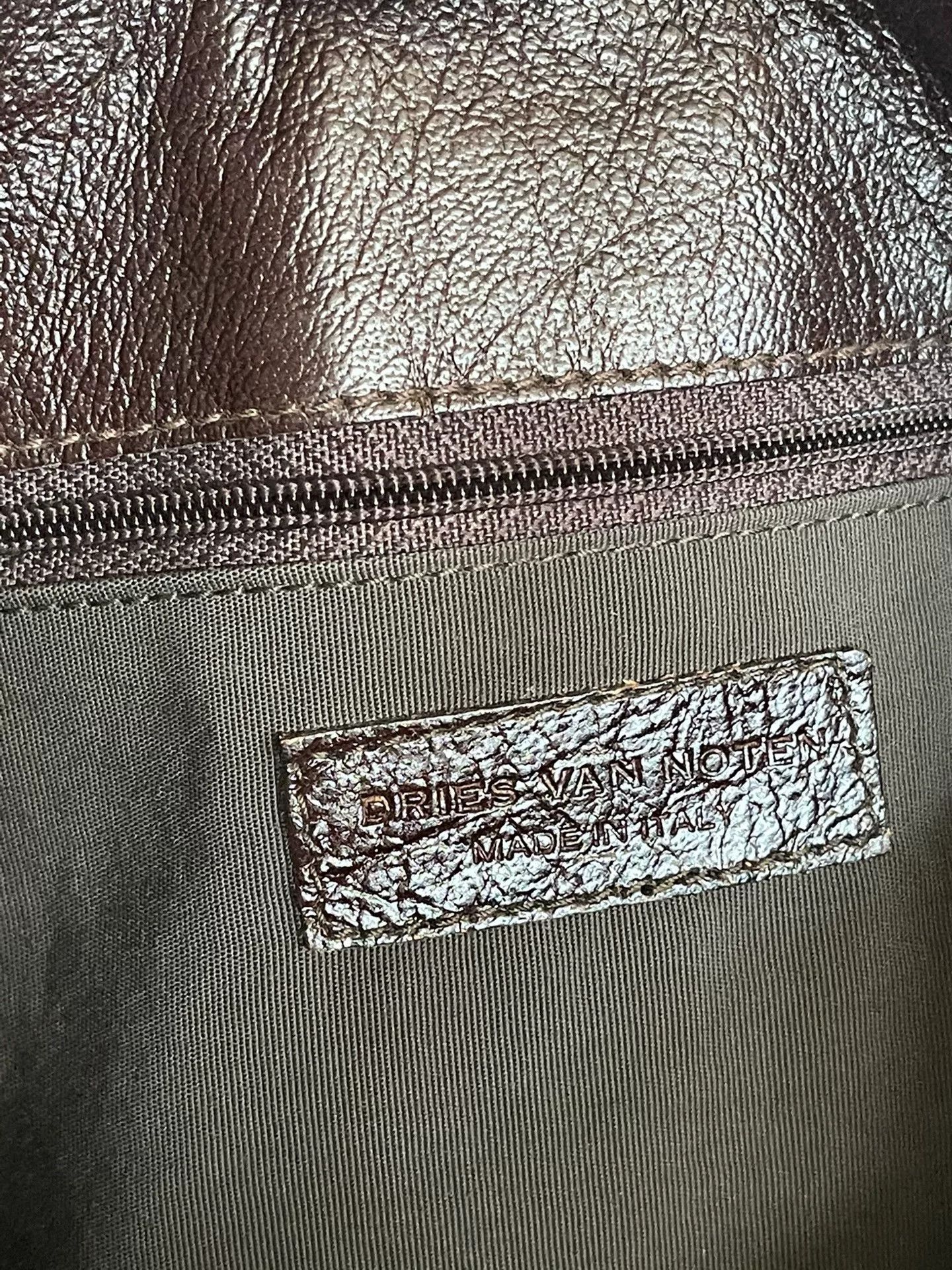 Dries Van Noten Dries Van Noten Woven Leather Asymmetrical Bag Size ONE SIZE - 5 Thumbnail