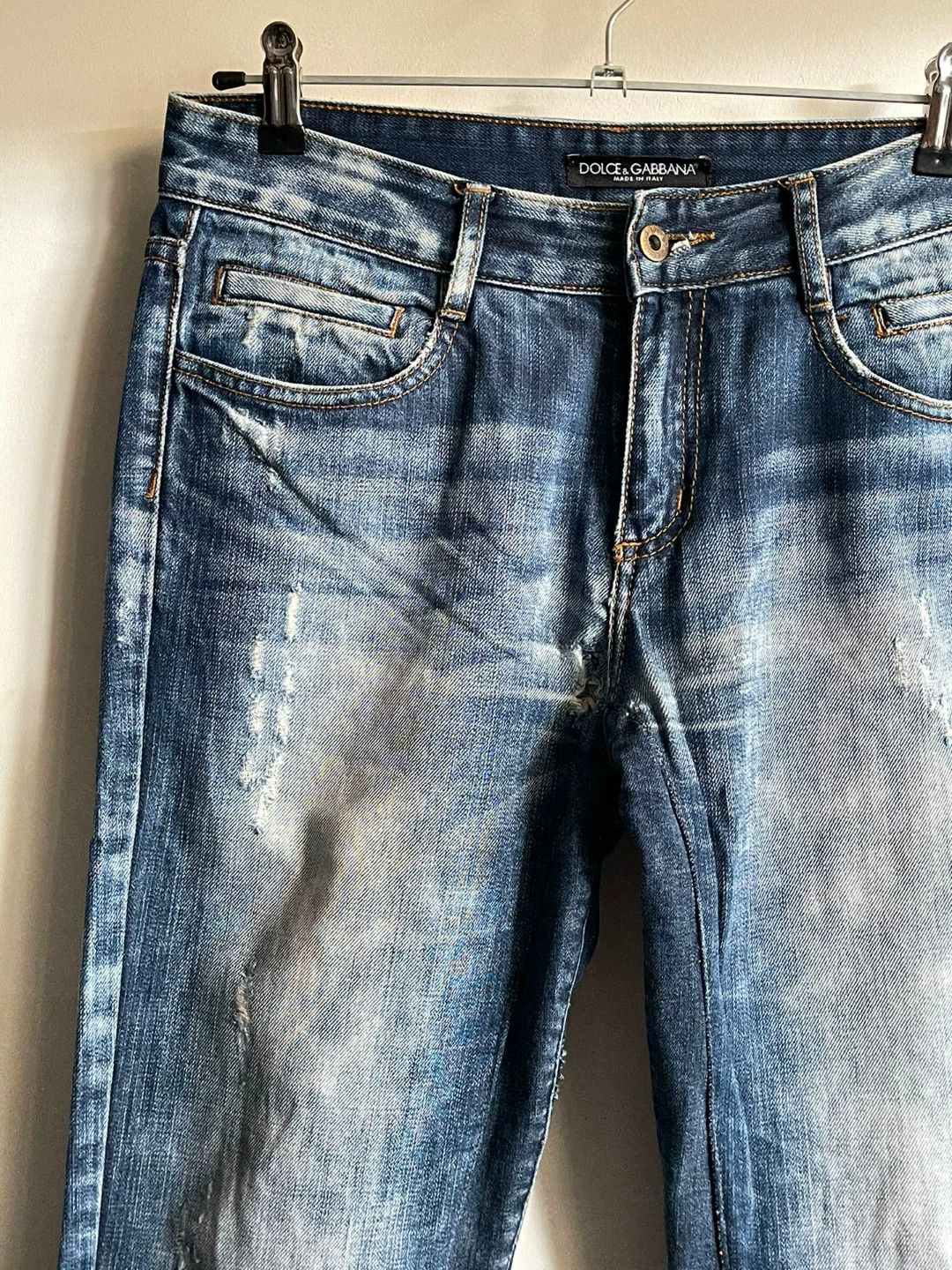 Gallery Dept. Vintage Dolce&Gabbana Flared Denim Pants Size US 31 - 2 Thumbnail