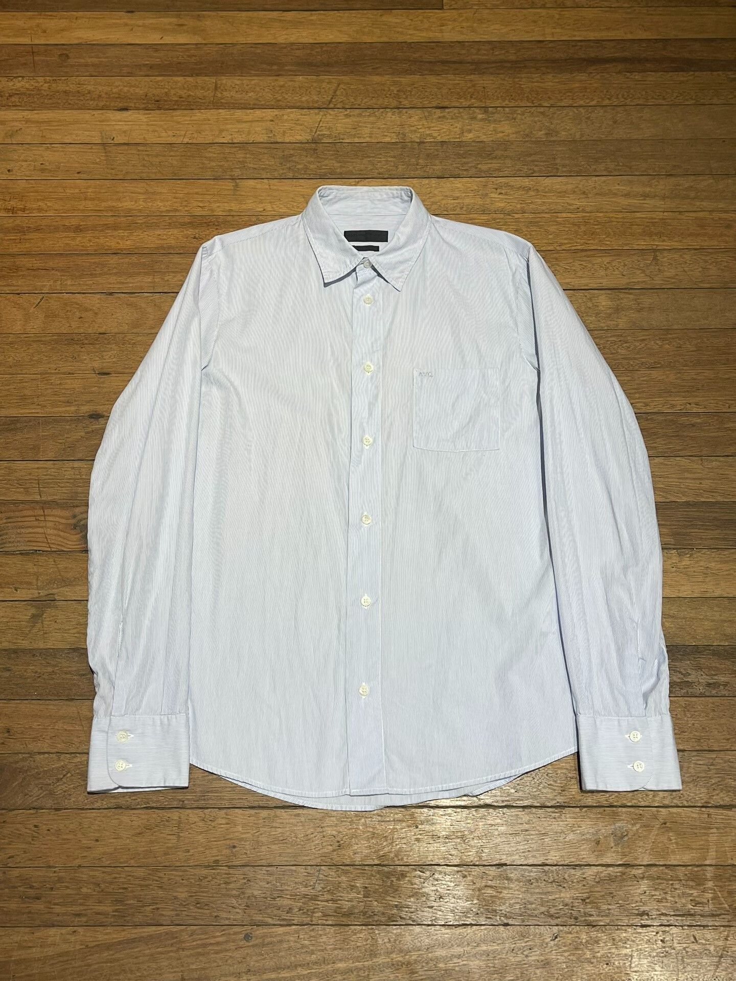 Alexander McQueen alexander mcqueen striped embroidered shirt Size US L / EU 52-54 / 3 - 6 Thumbnail