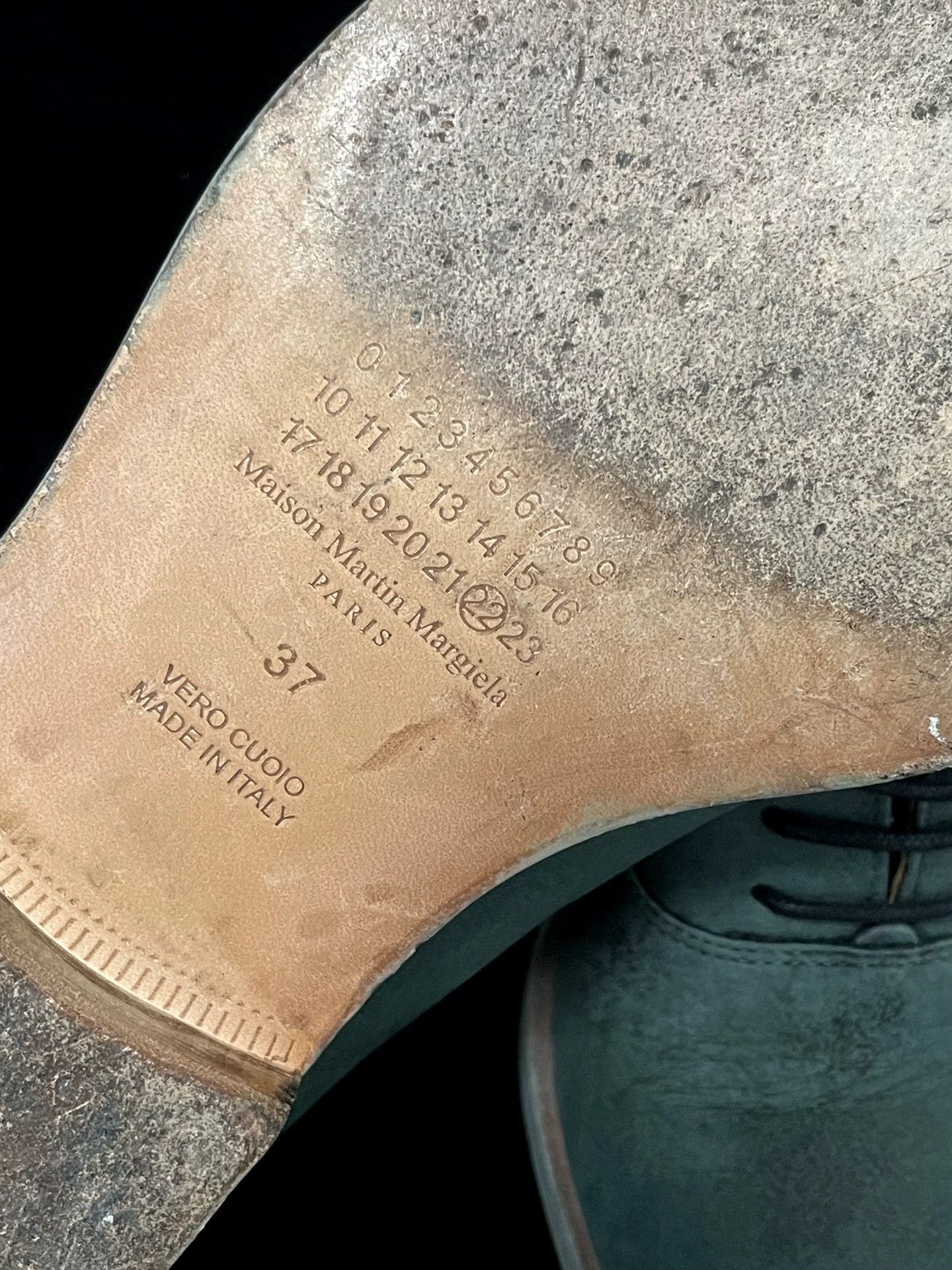 Maison Margiela Maison Martin Margiela Green Derby Shoes Size US 6.5 / EU 39-40 - 6 Thumbnail