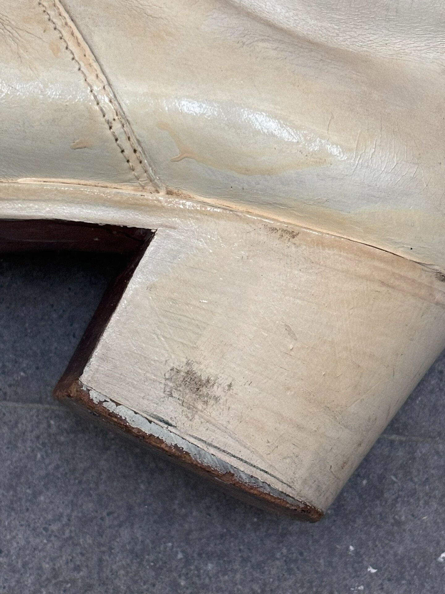 Maison Margiela Maison Martin Margiela White Painted Boots Size US 10.5 / EU 43-44 - 4 Thumbnail