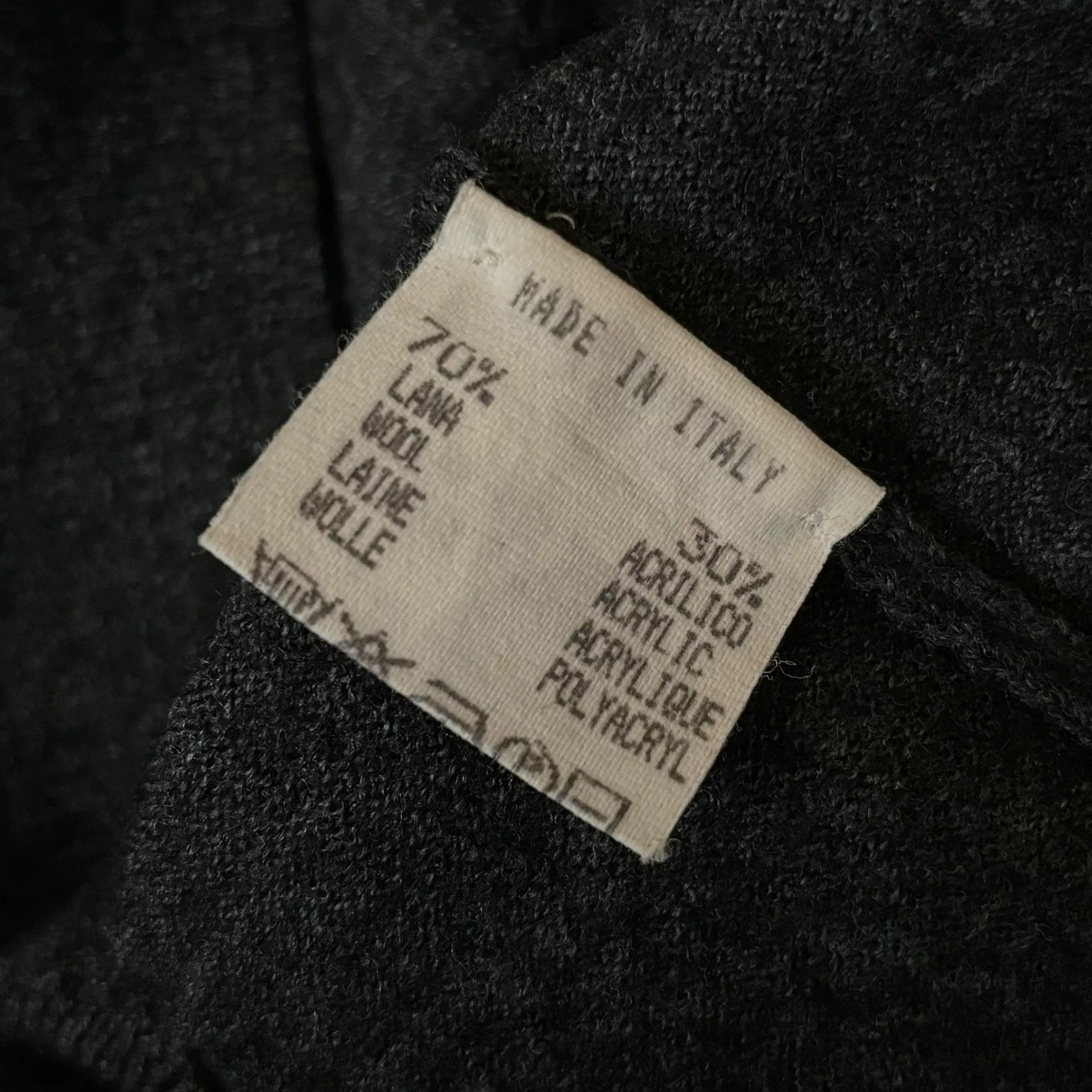 Maison Margiela maison martin margiela 1999 black knit sweater Size US S / EU 44-46 / 1 - 6 Thumbnail