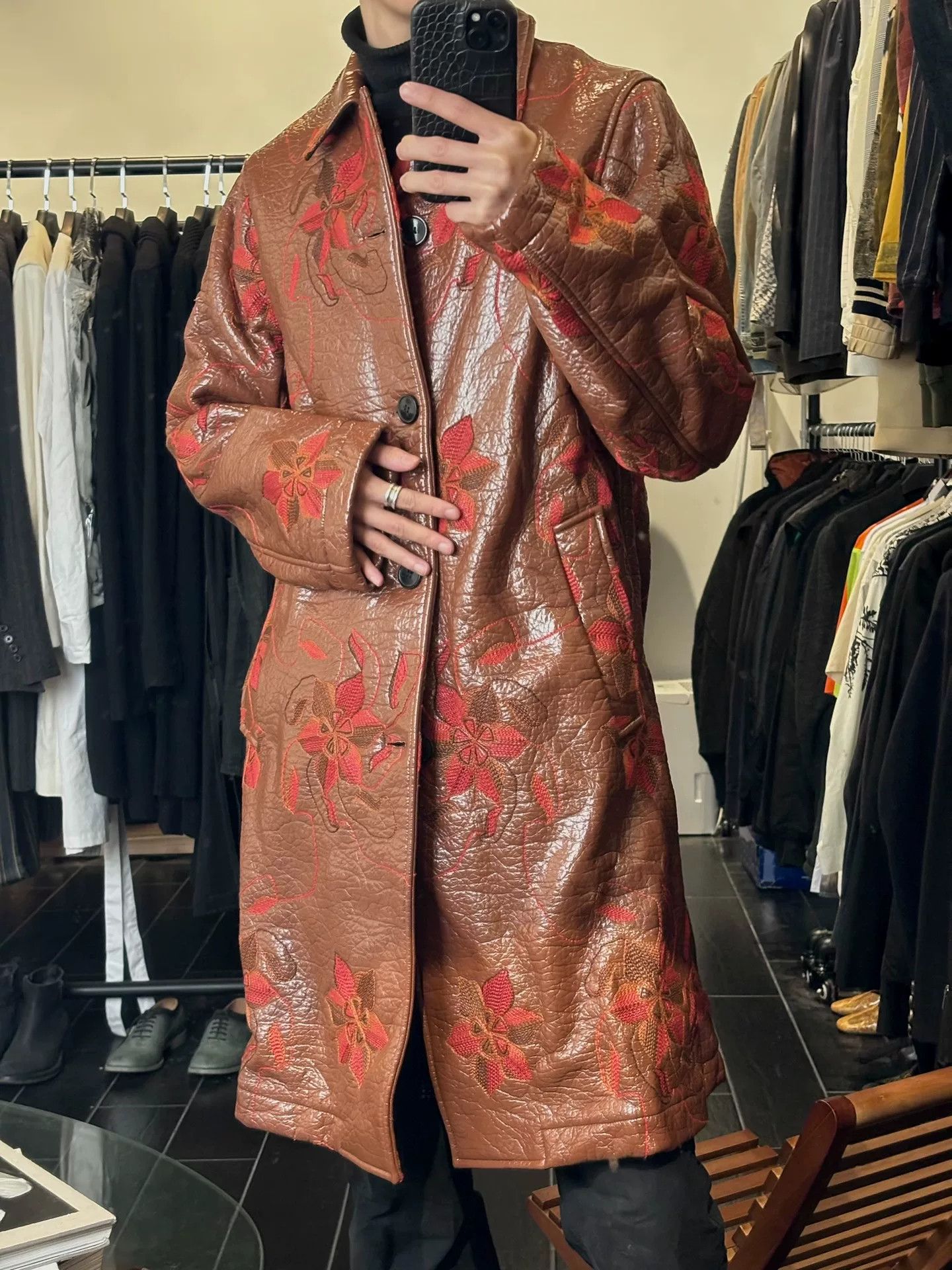 Dries Van Noten drapes van noten f/w17 mandala coat Size L / US 10 / IT 46 - 2 Thumbnail