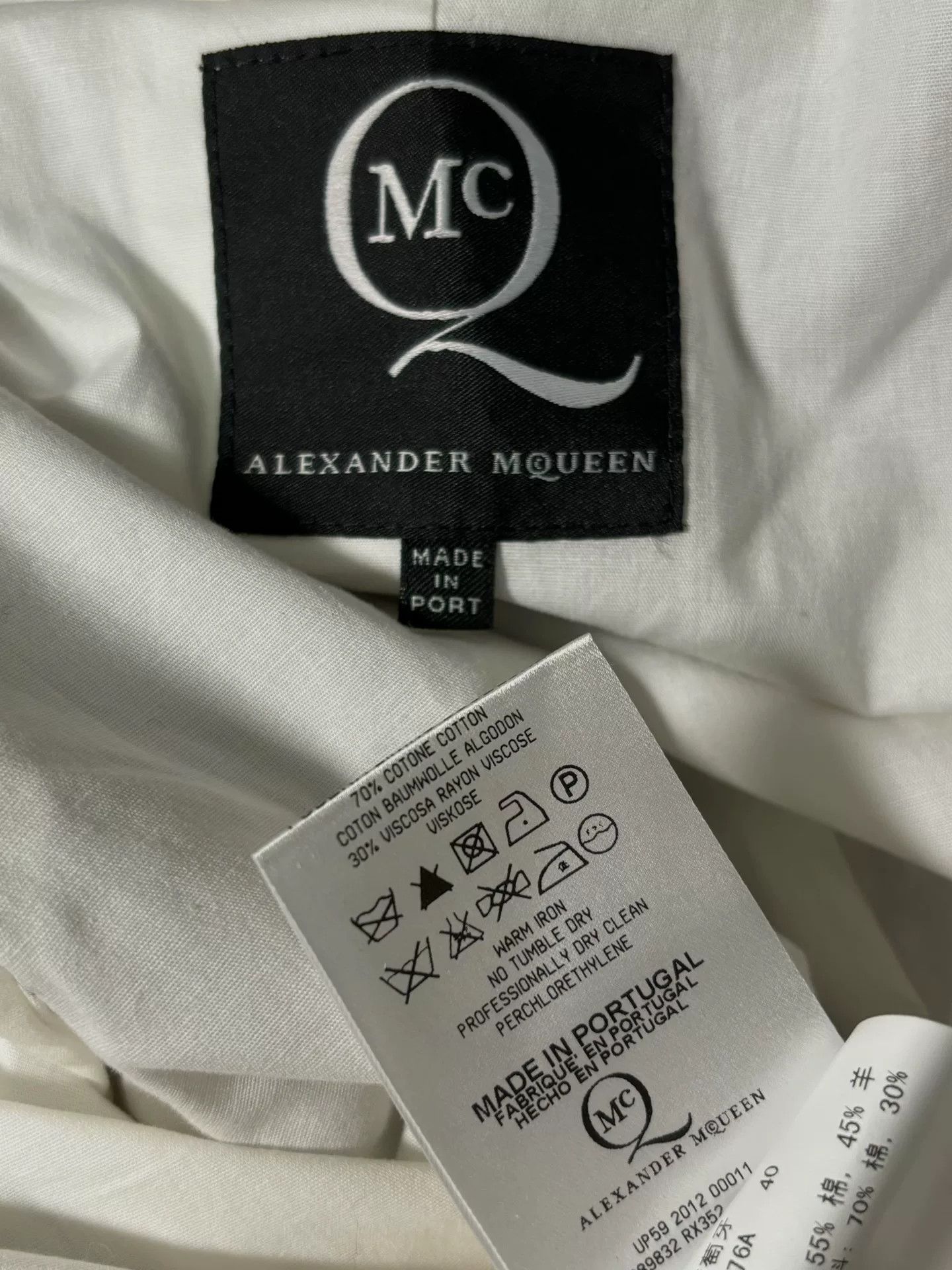McQ Alexander McQueen Alexander McQueen Houndstooth Wool Blend Coat Size M / US 6-8 / IT 42-44 - 6 Thumbnail