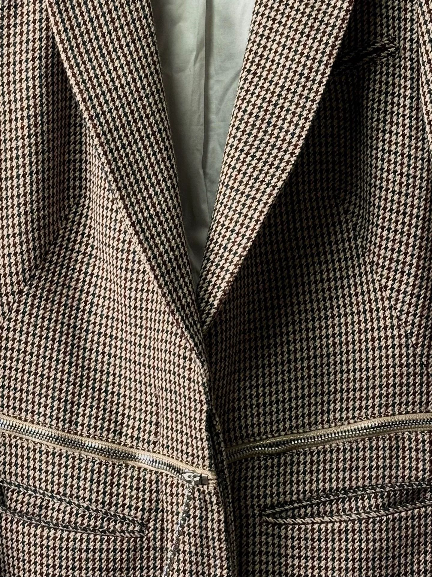 McQ Alexander McQueen Alexander McQueen Houndstooth Wool Blend Coat Size M / US 6-8 / IT 42-44 - 3 Thumbnail