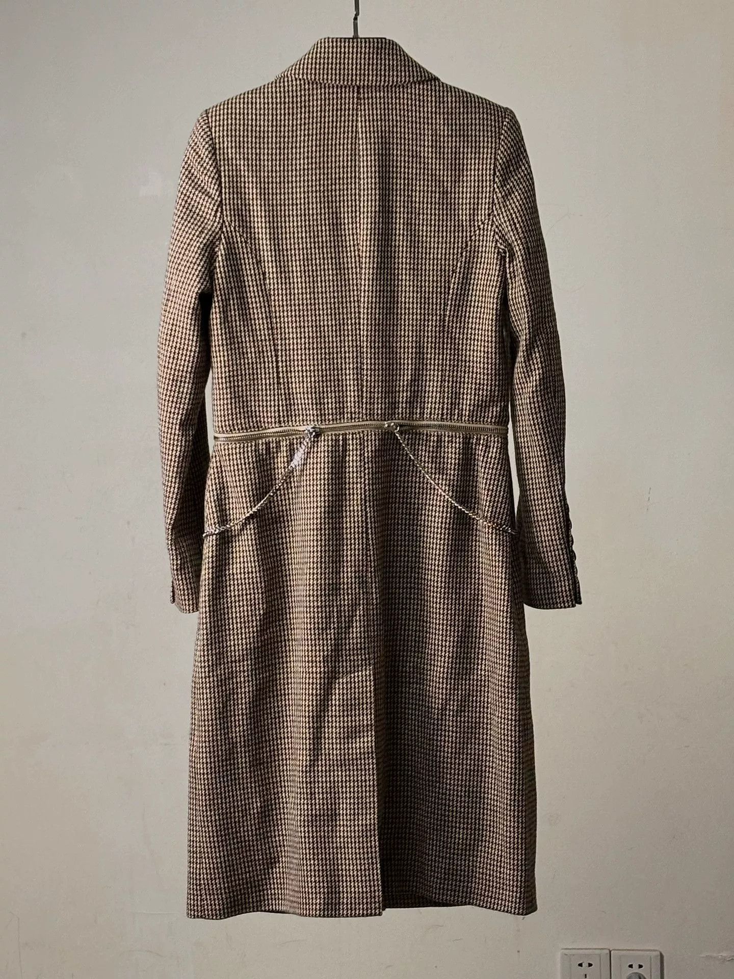 McQ Alexander McQueen Alexander McQueen Houndstooth Wool Blend Coat Size M / US 6-8 / IT 42-44 - 5 Thumbnail