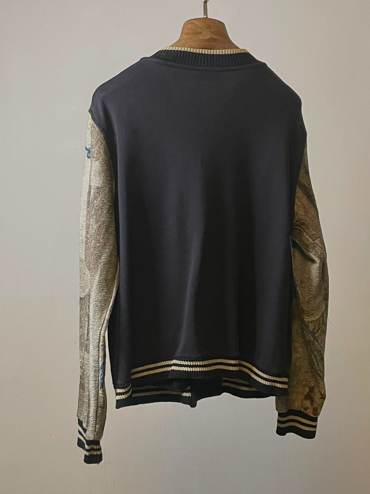 Dries Van Noten drapes van noten floral knit baseball jacket Size US S / EU 44-46 / 1 - 6 Thumbnail