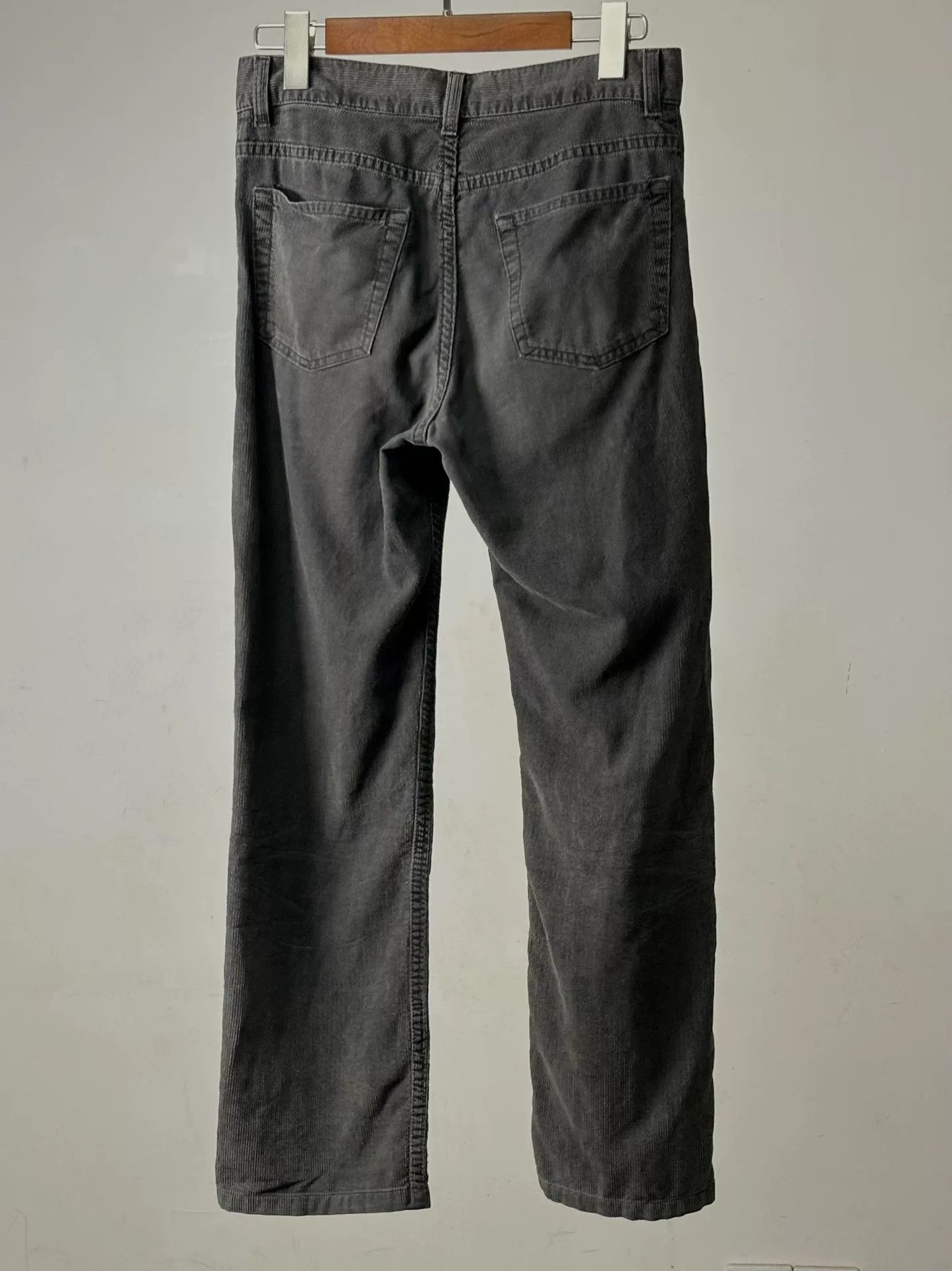 Helmut Lang helmut lang water-washed gray corduroy pants Size US 28 / EU 44 - 4 Thumbnail