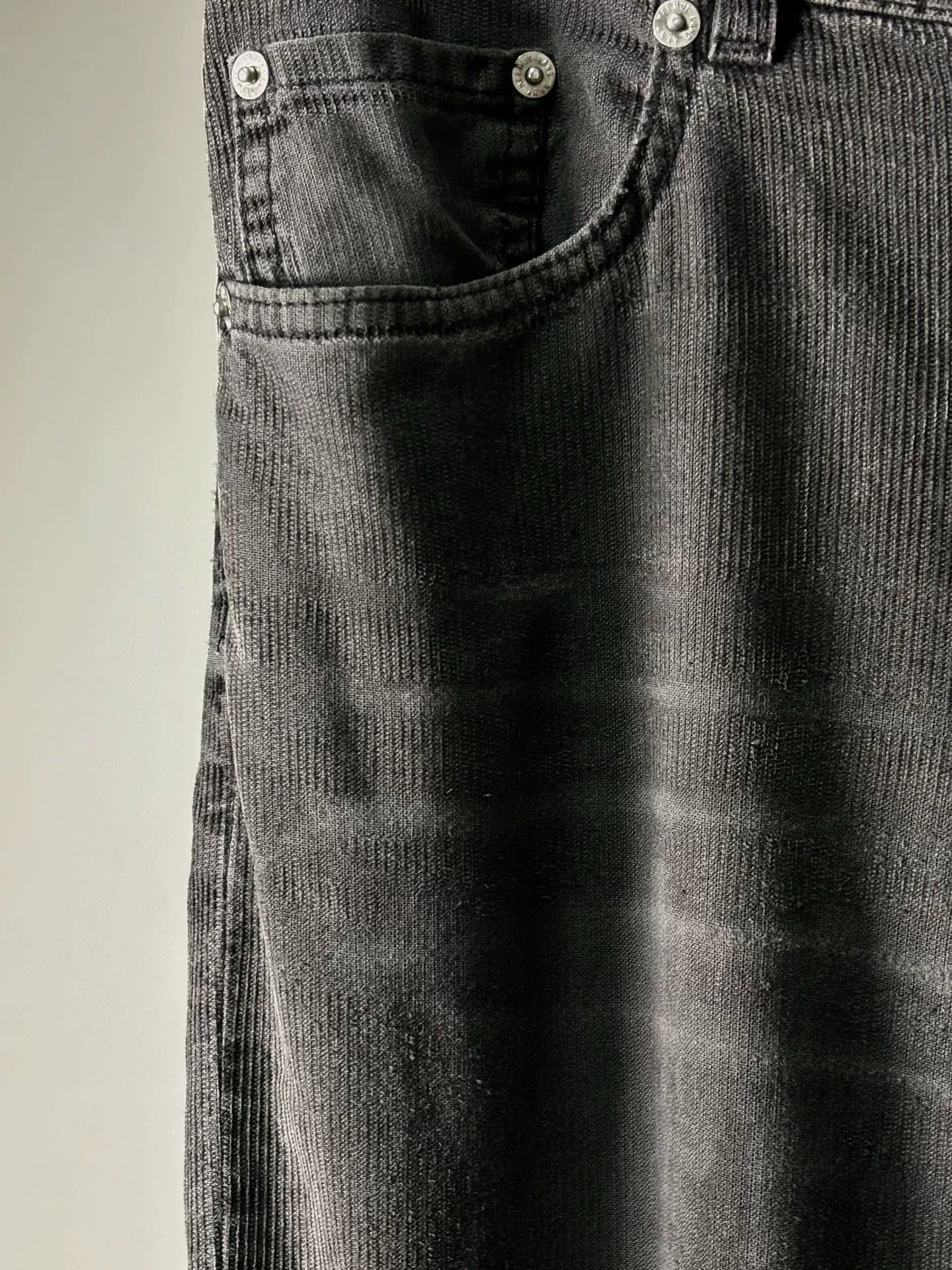 Helmut Lang helmut lang water-washed gray corduroy pants Size US 28 / EU 44 - 3 Thumbnail